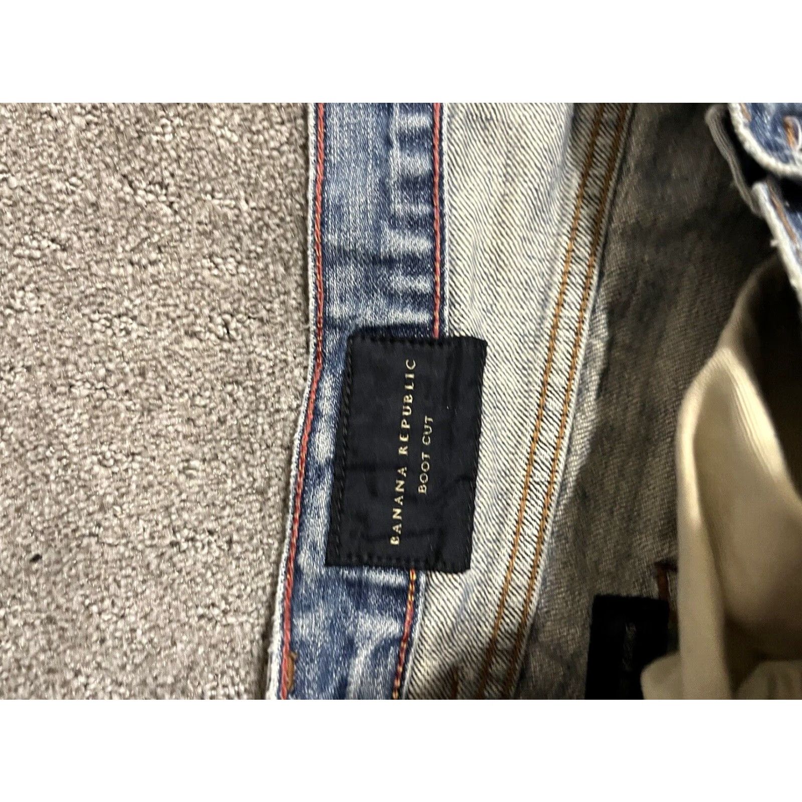 Banana Republic Banana Republic Jeans Mens 36x32 Denim Regular Straight City Preppy USA Cotton Blend Stretch Waist 35in Gray Vintage No 90s? Size US 36 / EU 52 - 7 Thumbnail