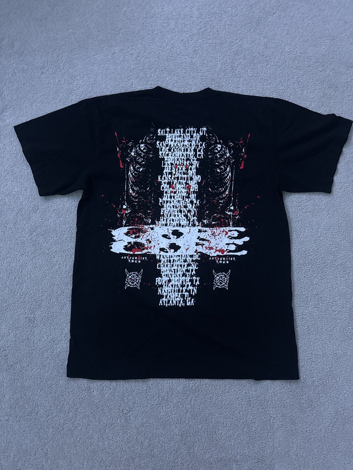 Ken Carson Ken Carson Antagonist 2.0 Black Red Shirt Size M Size US M / EU 48-50 / 2 - 4 Thumbnail