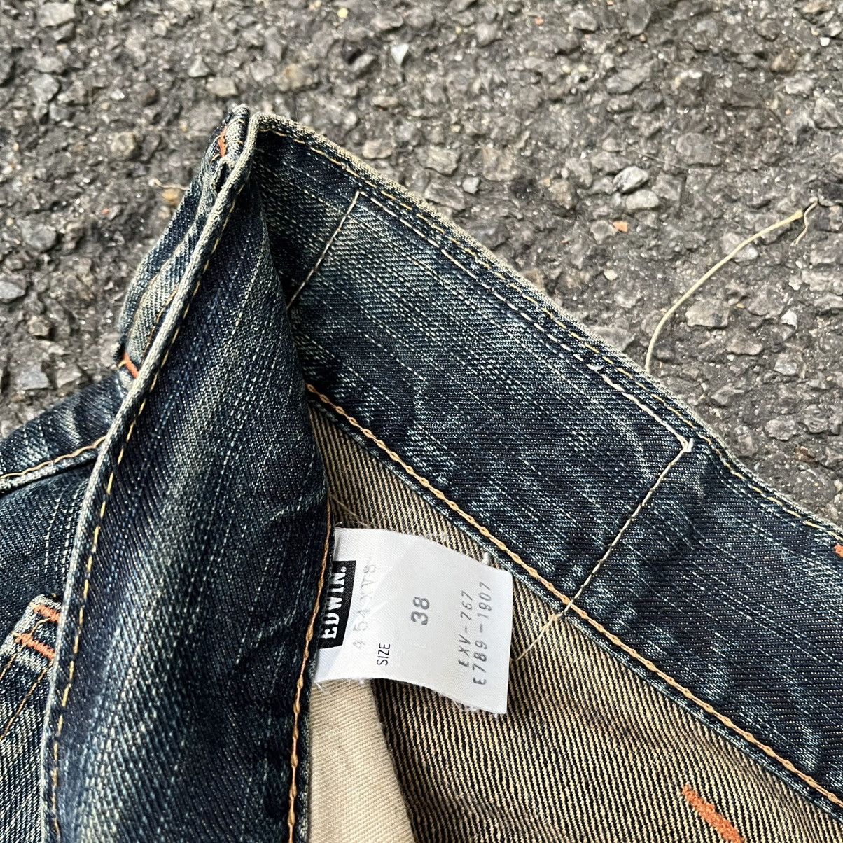 Japanese Brand Vintage Edwin XV-S Rusty Faded Distressed Denim Jean Size 38 Size US 38 / EU 54 - 7 Thumbnail