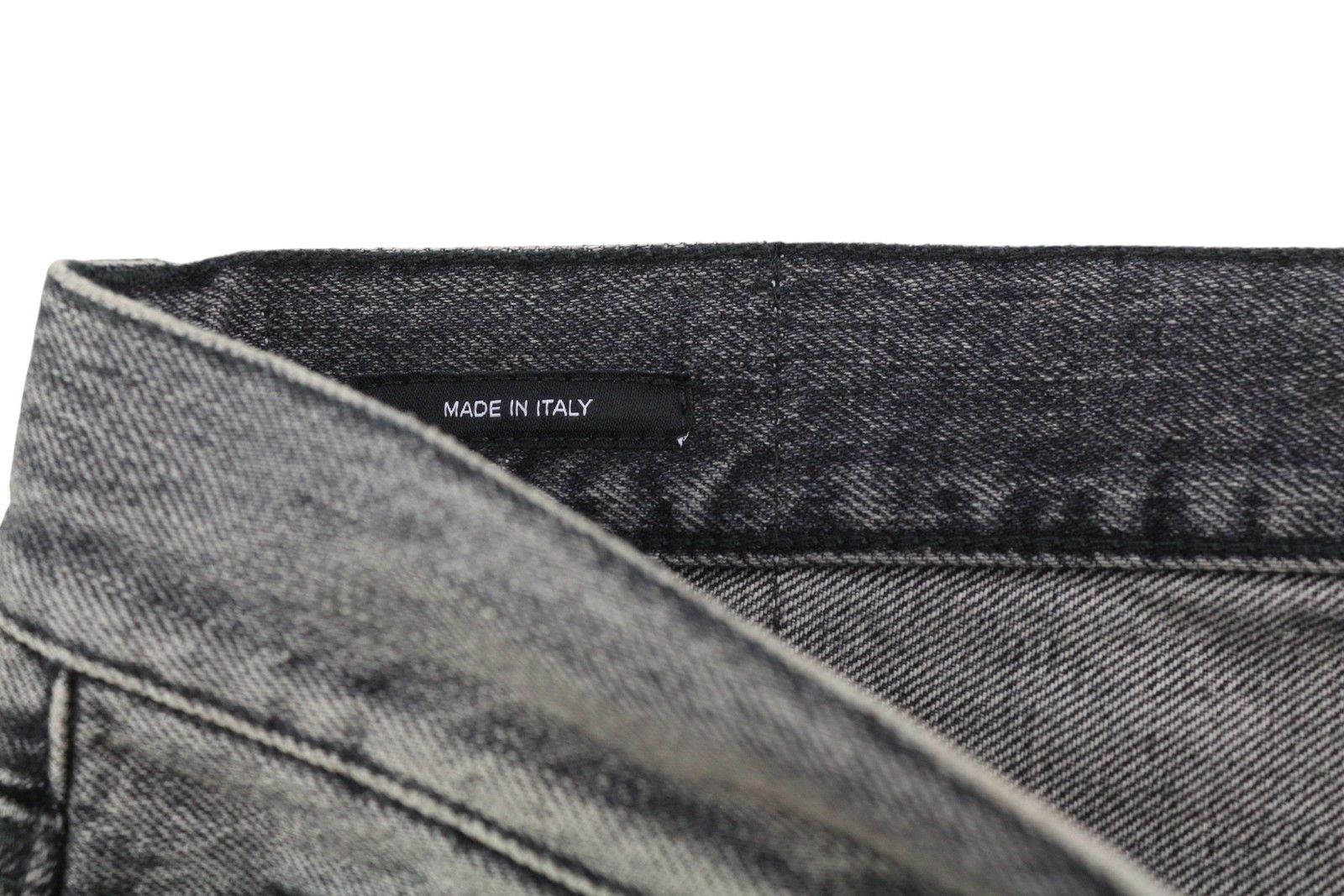R13 BOYFRIEND 29 Zip Fly Washed Leyton Black 84486 Size 29" - 7 Thumbnail