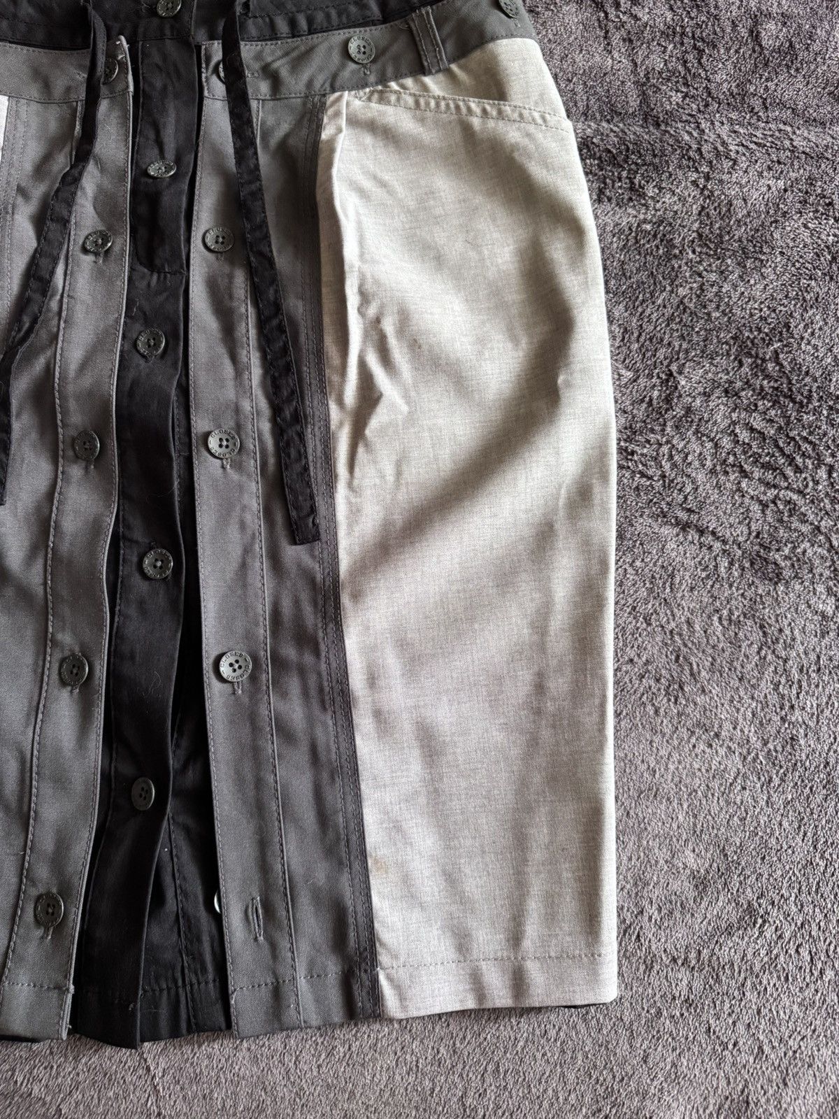 CLOSED Closed vintage Rare double skirt avant-Garde Japanese brand Size 38" / US 16 / IT 52 - 4 Thumbnail