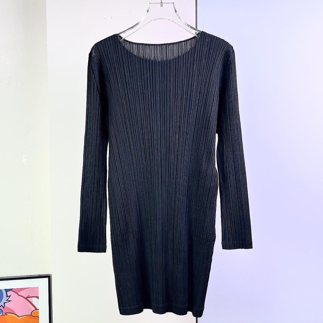 Pleats Please Issey Miyake Pleats Please Issey Miyake Pleated Long Sleeve Dress Size 3 Size M / US 6-8 / IT 42-44 - 1 Thumbnail
