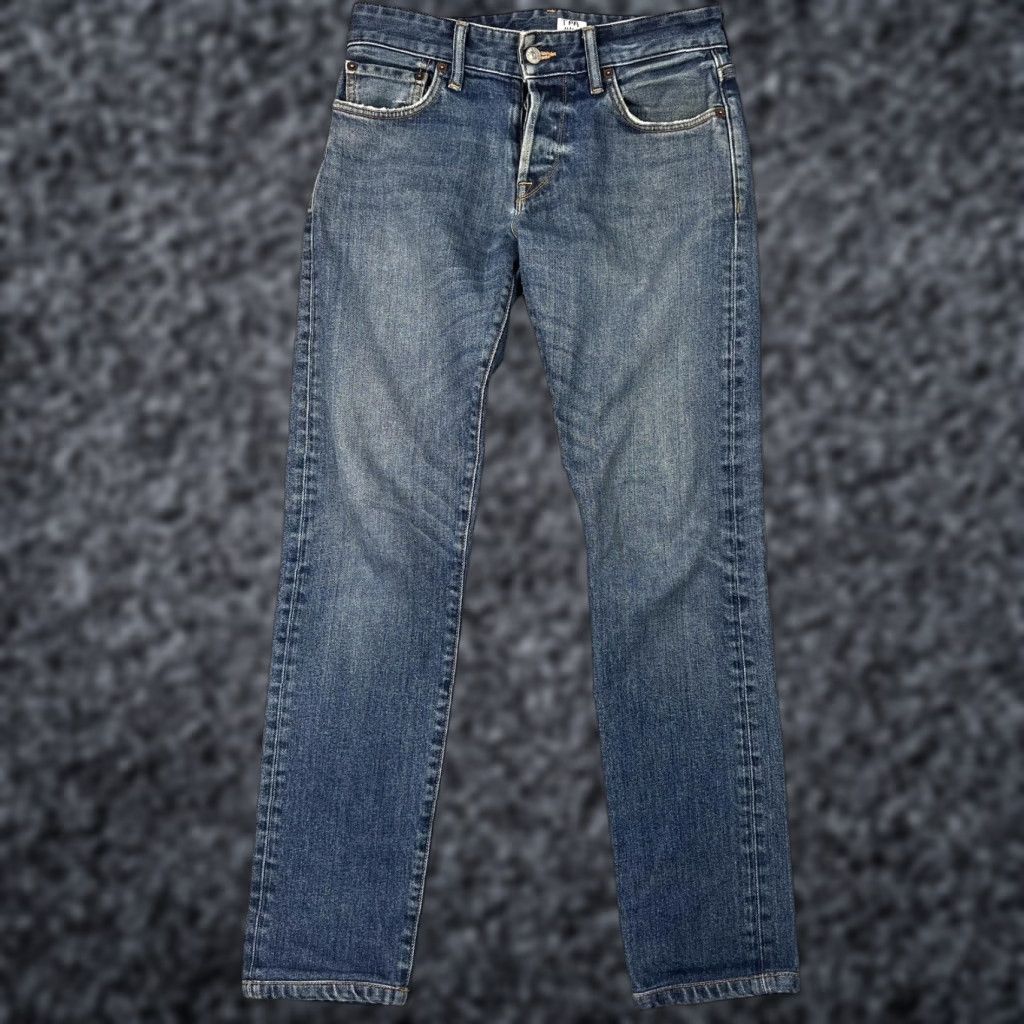Buck Mason Buck Mason Jeans Mens 30 Blue Denim Slim Fit Button Fly Made USA Stretch Size US 30 / EU 46 - 1 Thumbnail