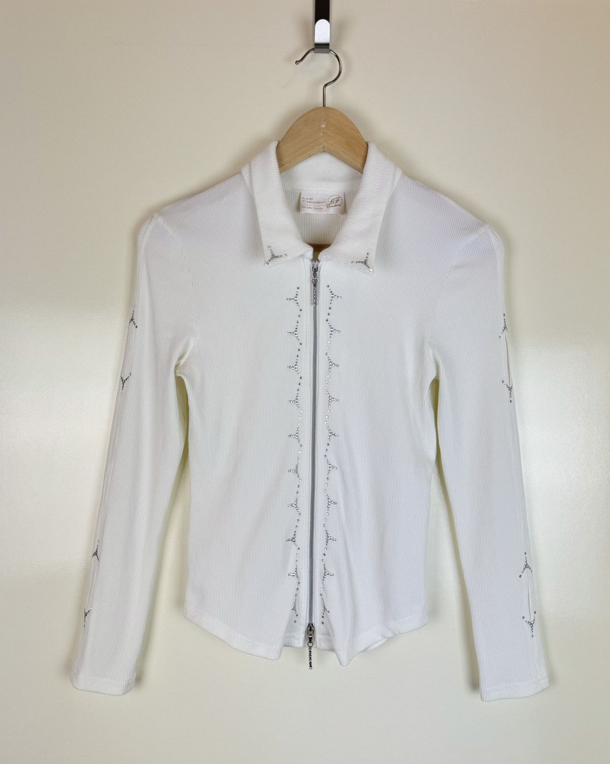 Vintage L&F Creation Swarovski Rib long sleeve Y2K opium Gaultier Size M / US 6-8 / IT 42-44 - 1 Thumbnail