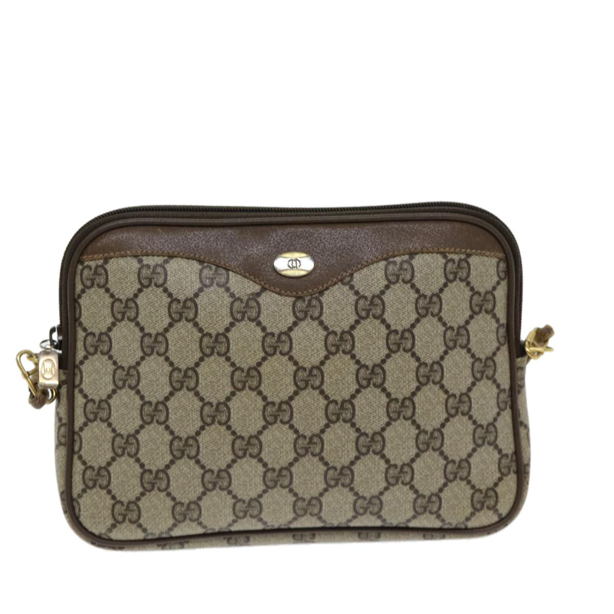 Gucci Gg Canvas Beige Canvas Shoulder Bag (Pre-Owned) Size ONE SIZE - 1 Thumbnail