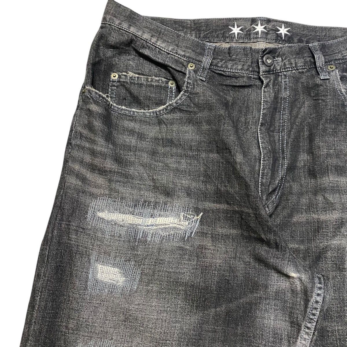 Engineered Garments COOTIE Black Distressed Denim Jeans Size US 36 / EU 52 - 4 Thumbnail