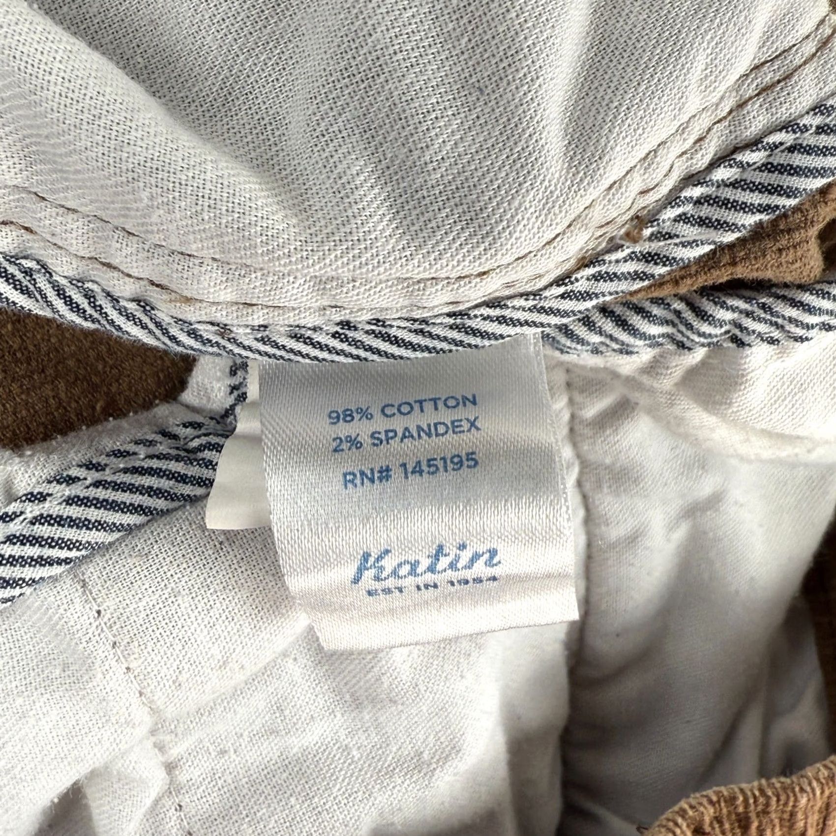 Katin Katin Shorts Mens Small Corduroy 6" Stretch Beach Preppy Summer Surfer Surf Shorts Mens Size US 29 - 5 Thumbnail