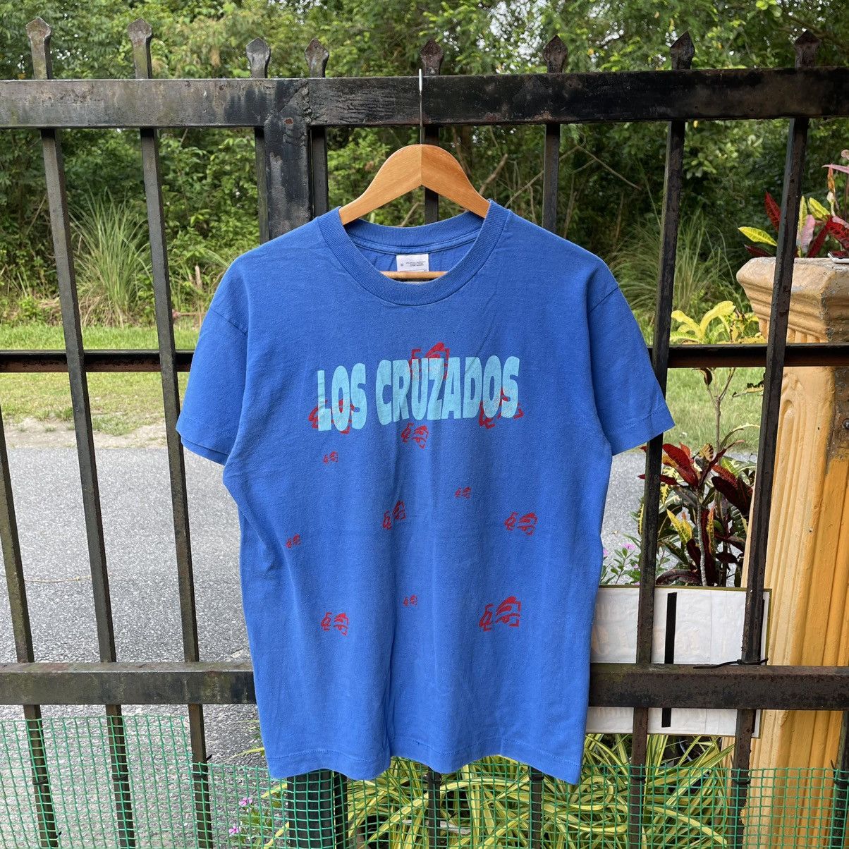 Band Tees 🔥Vintage 90s Los Cruzados American Rock Band Promo Tee Size US L / EU 52-54 / 3 - 1 Thumbnail