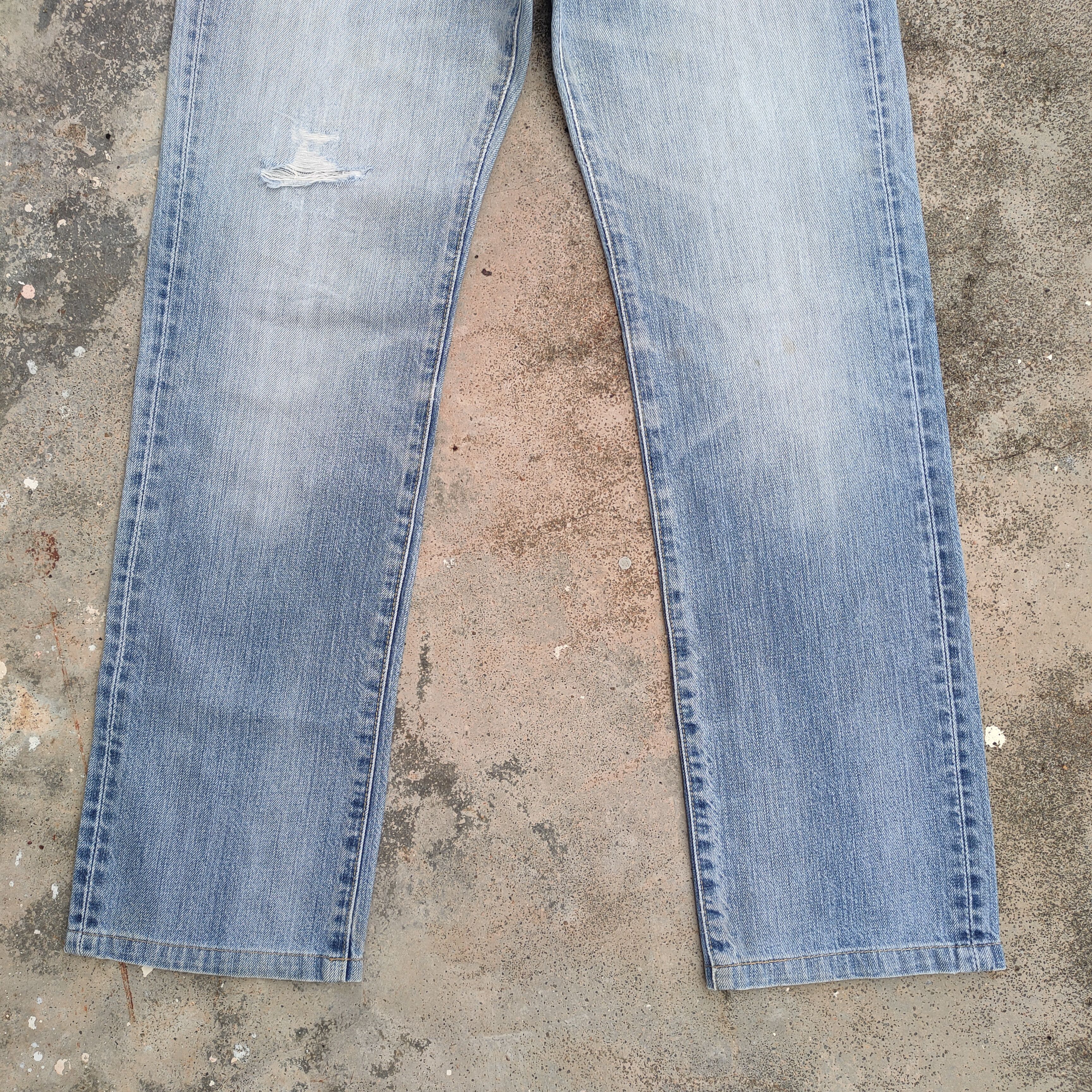 Japanese Brand × Jean × Vintage VINTAGE JAPANESE FADED BLUE DENIM JEANS PANTS Size US 30 / EU 46 - 3 Thumbnail
