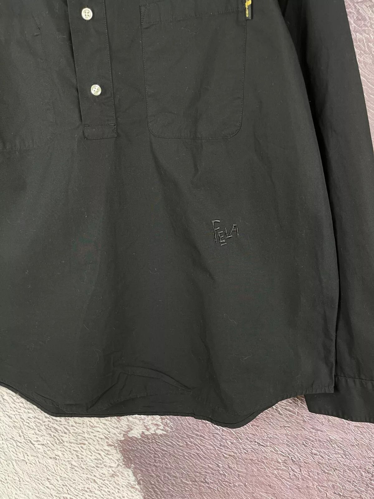 Carhartt Carhartt x Fela LS F.Kuti Half placket shirt colarless logo Size US L / EU 52-54 / 3 - 10 Thumbnail