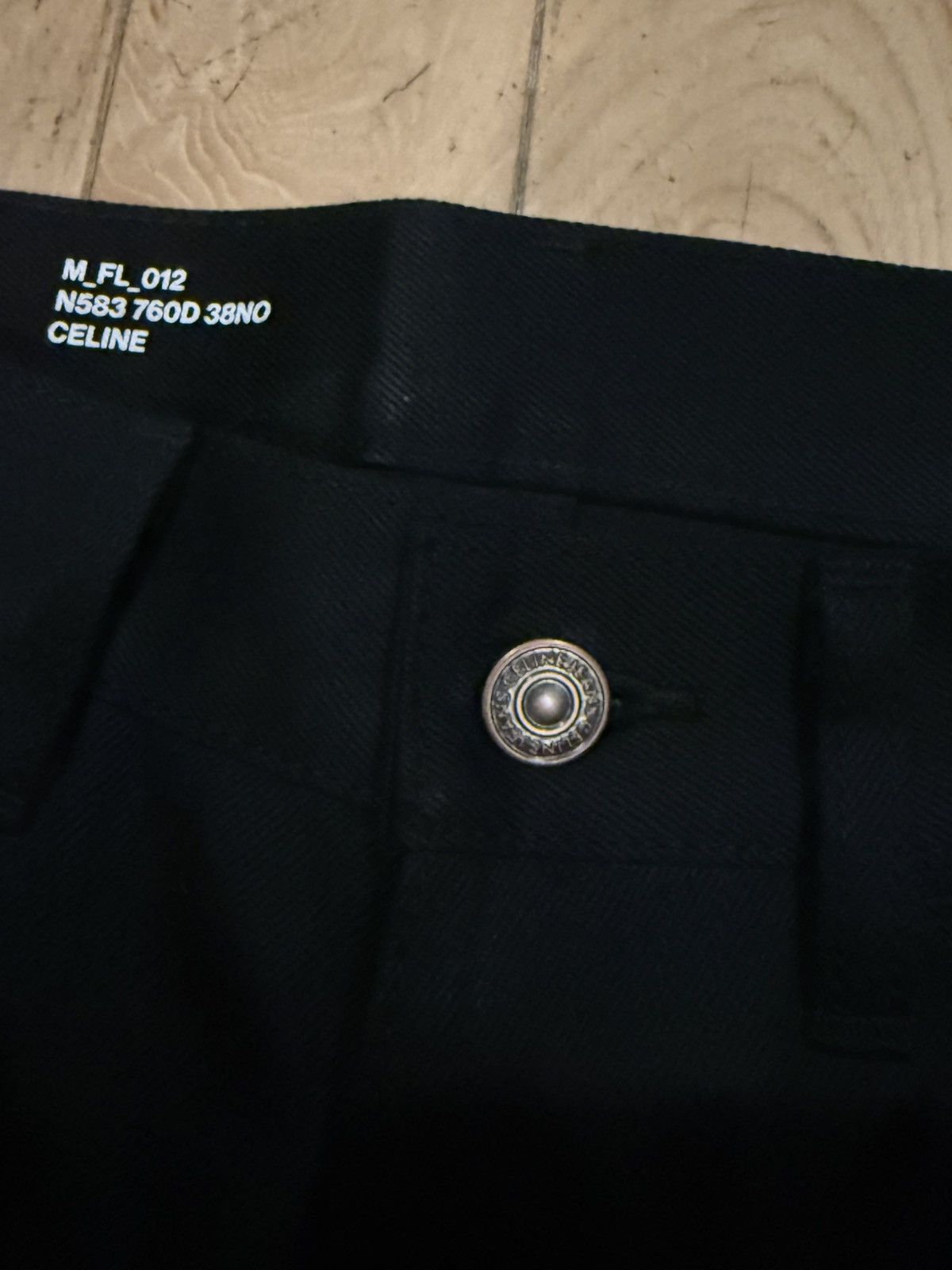 Celine × Hedi Slimane Celine Dylan Flared Denim Size US 27 - 5 Thumbnail