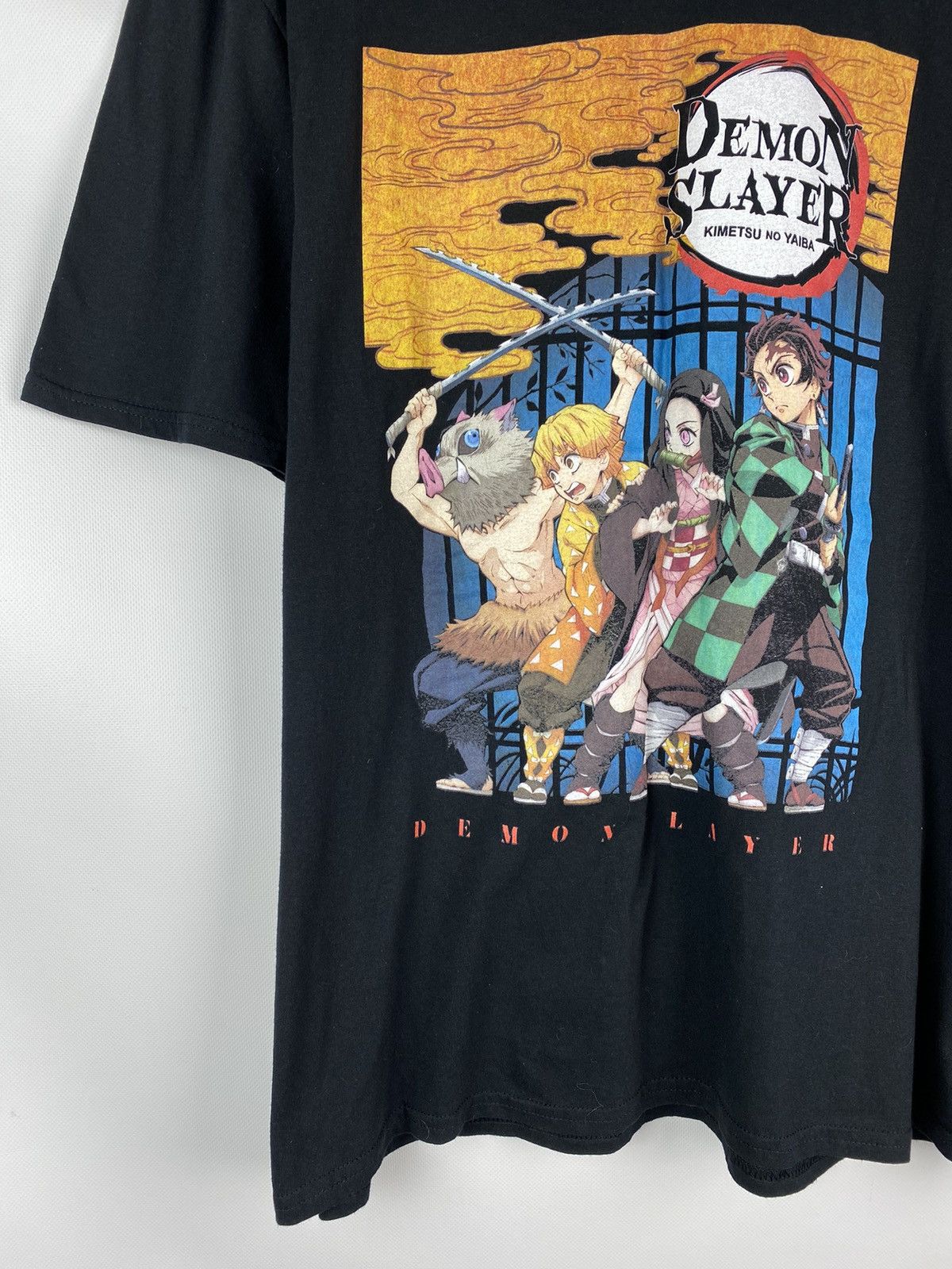 Anime Demon Slayer Kimetsu No Yaiba Poster men’s t shirt anime Size US XL / EU 56 / 4 - 6 Thumbnail