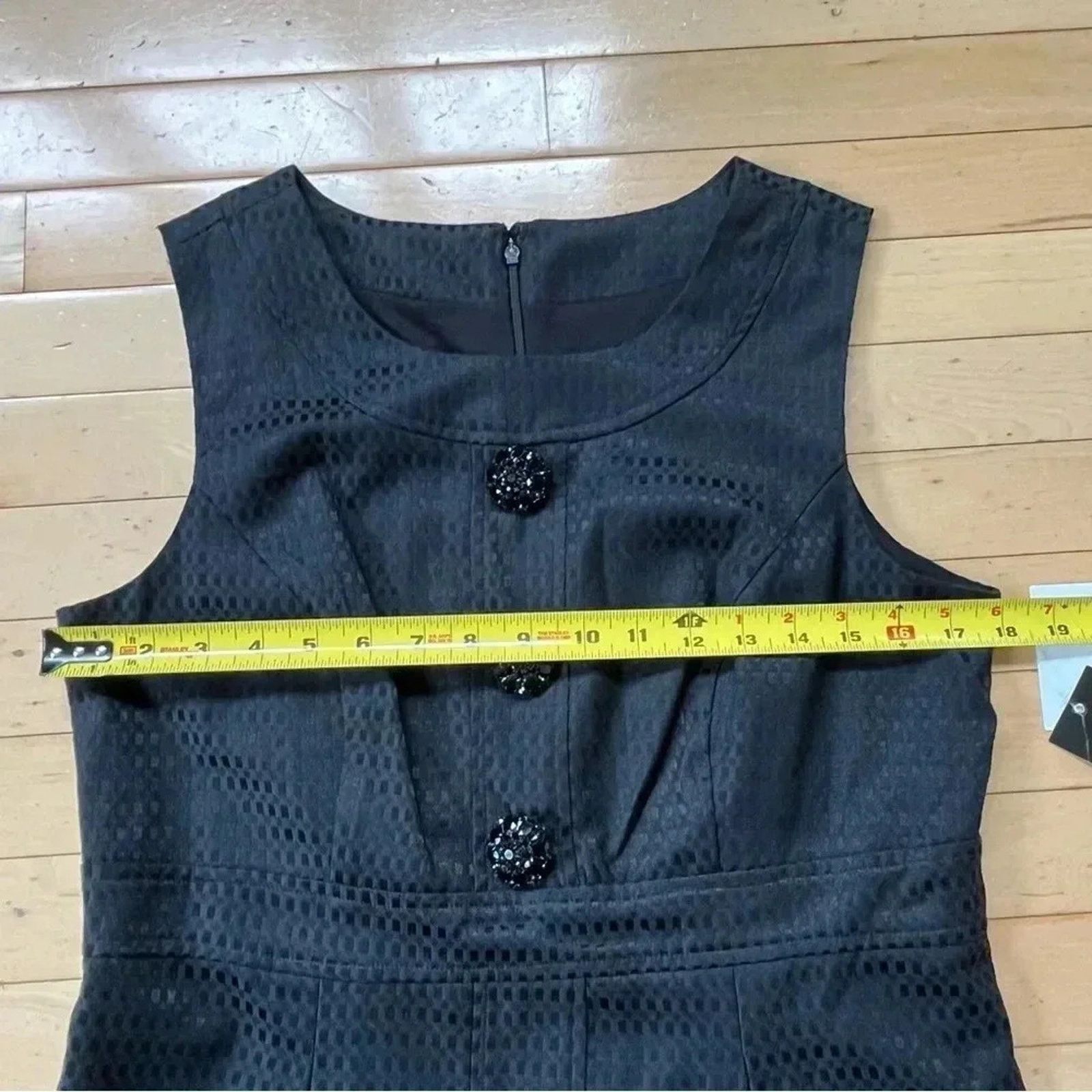 Oleg Cassini Oleg Cassini Black Sleeveless Dress Women’s Size 10 Fitted Size L / US 10 / IT 46 - 6 Thumbnail
