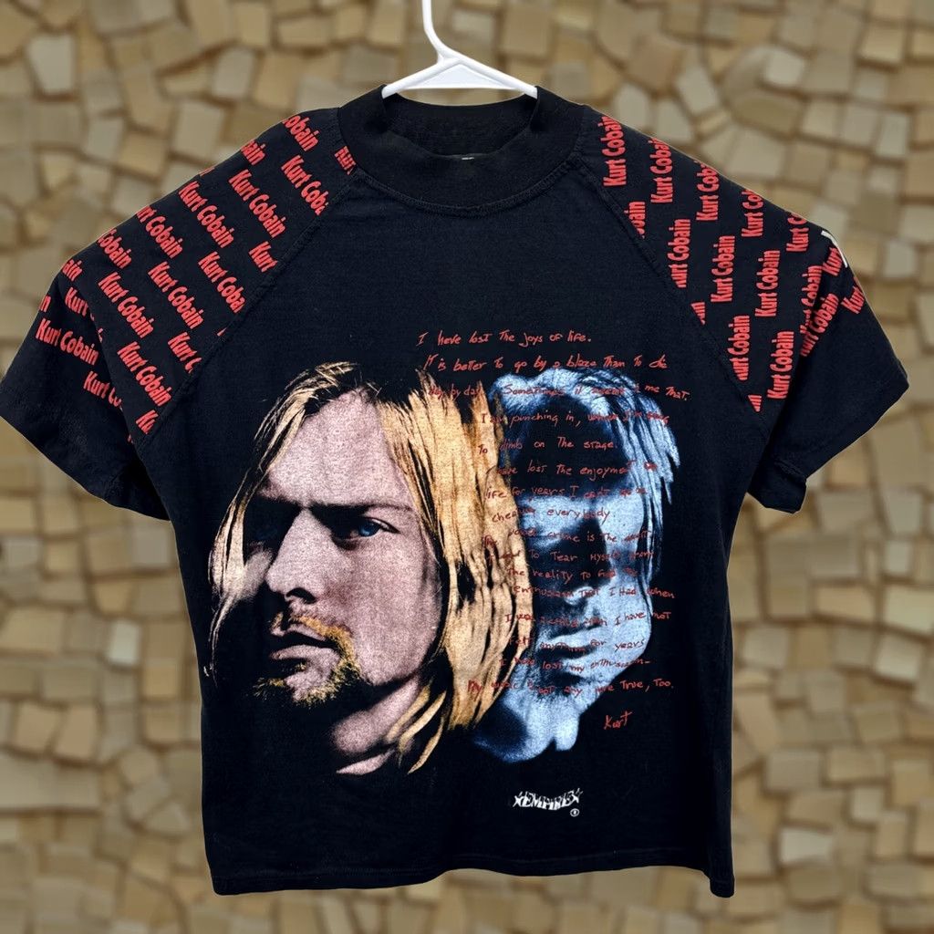 Band Tees × Nirvana × Vintage Vintage 2003 Nirvana Kurt Cobain
