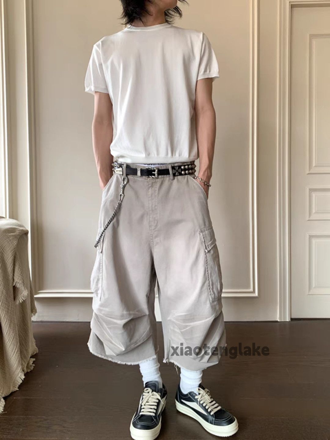 Designer × Japanese Brand × Vintage Unisex washed faded cleanfit yuppie loose cargo shorts Size US 32 / EU 48 - 6 Thumbnail