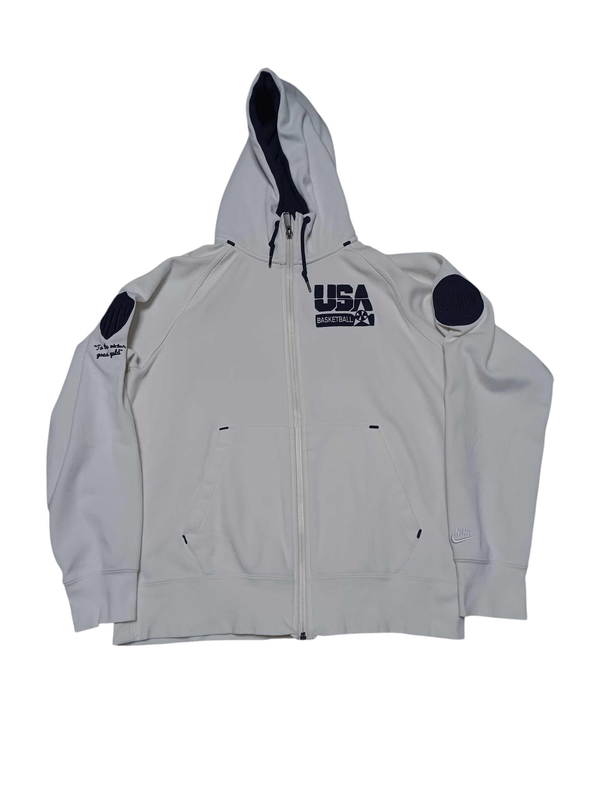 Nike USA BASKETBALL NIKE 2012 OLYMPICS ZIP HOODIE Size US M / EU 48-50 / 2 - 1 Thumbnail
