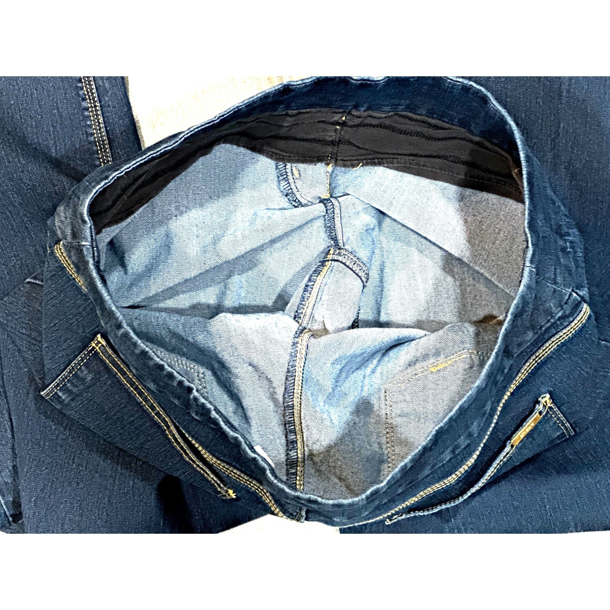 Chicos Chicos So Slimming Womens Straight Leg Premium Denim Blue Je Size 36" / US 14 / IT 50 - 11 Thumbnail