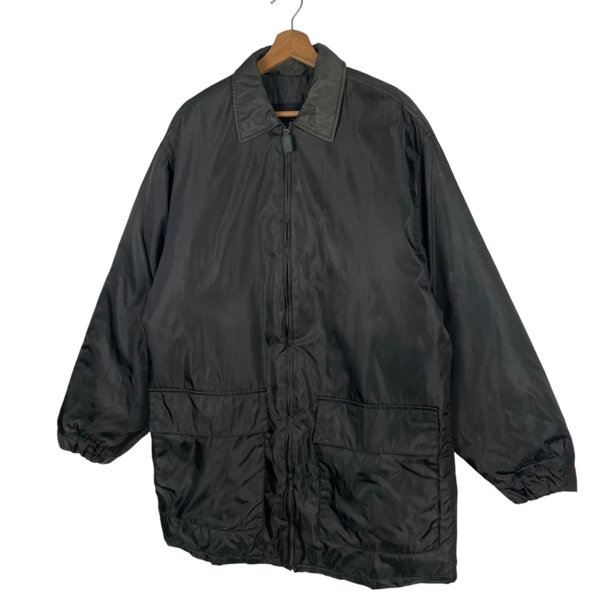 Prada 💥PRADA GREEN NYLON VINTAGE PADDED JACKET Size US L / EU 52-54 / 3 - 2 Thumbnail