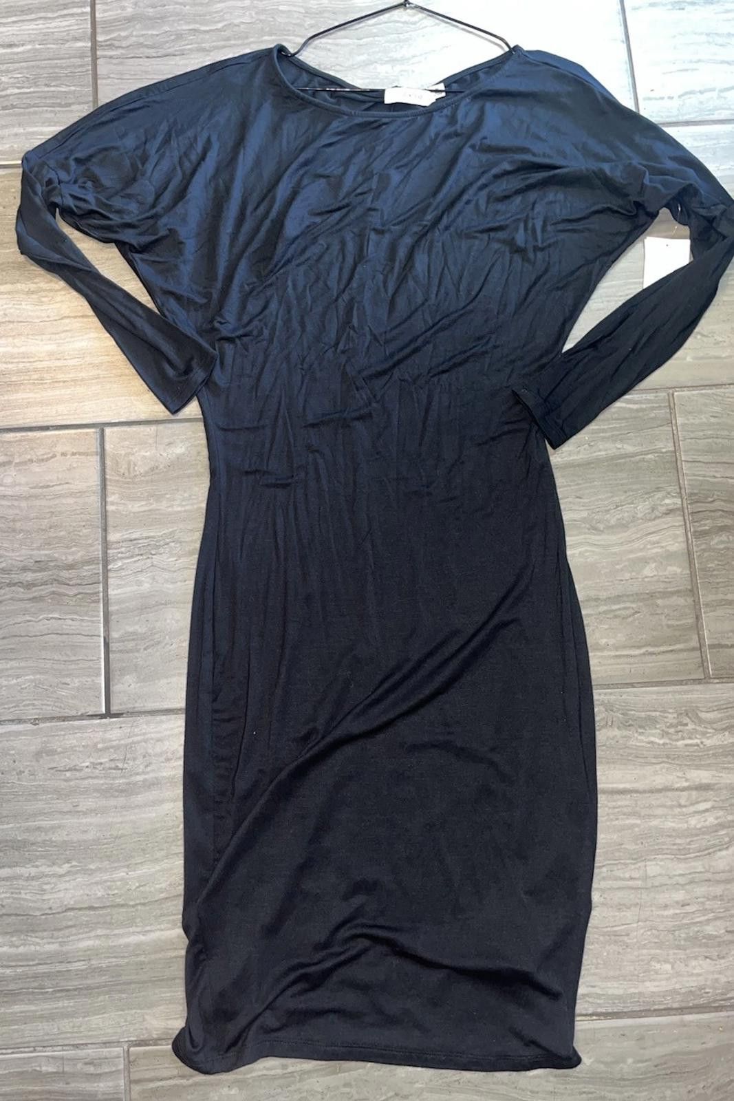 Other NWT Just Fab Black Maxi Long Sleeve Dress Size Medium Size M / US 6-8 / IT 42-44 - 1 Thumbnail
