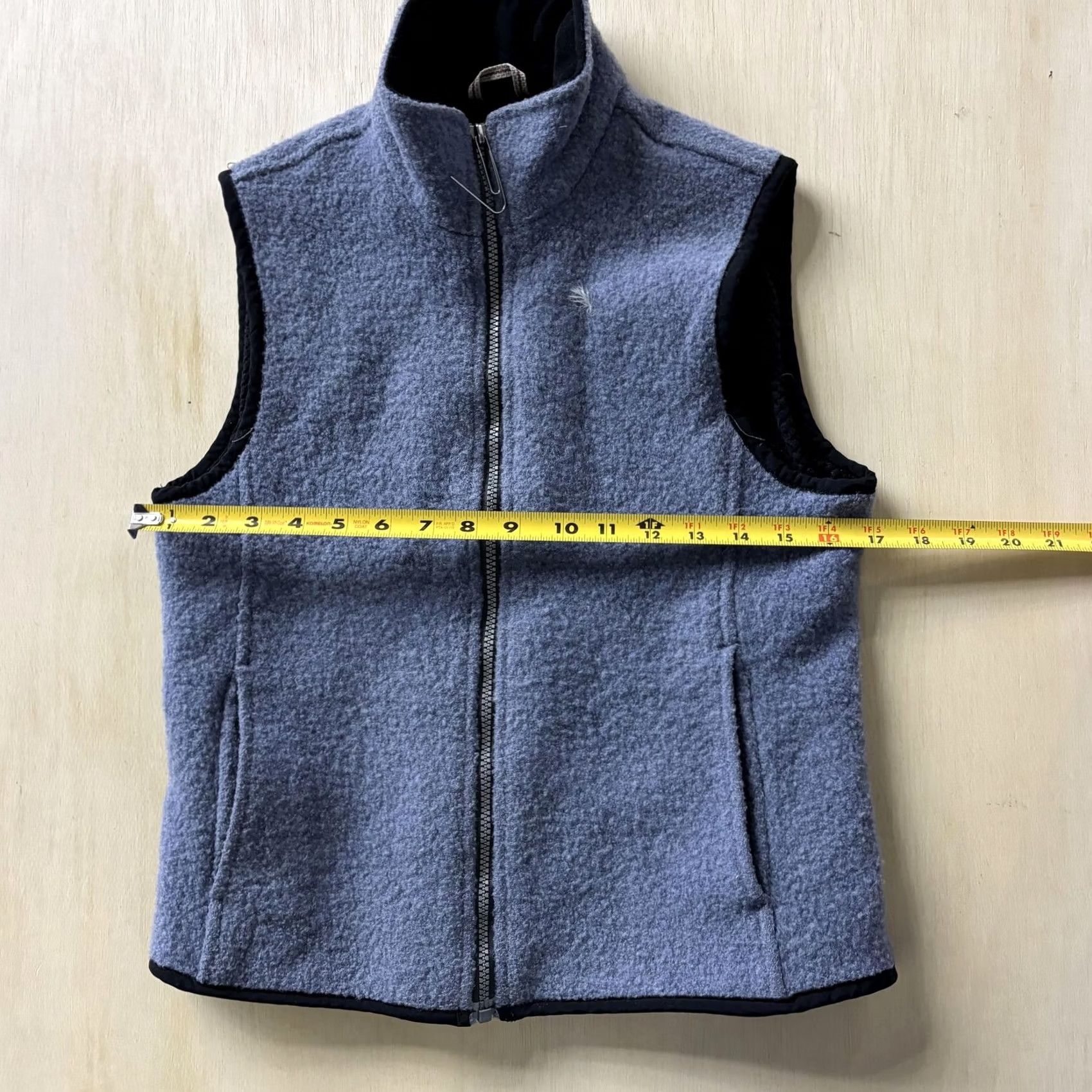 Vintage Woolrich Vest Womens Small Blue Deep Opal Wool Fleece Zip Front Lined Outdoor Size S / US 4 / IT 40 - 6 Thumbnail