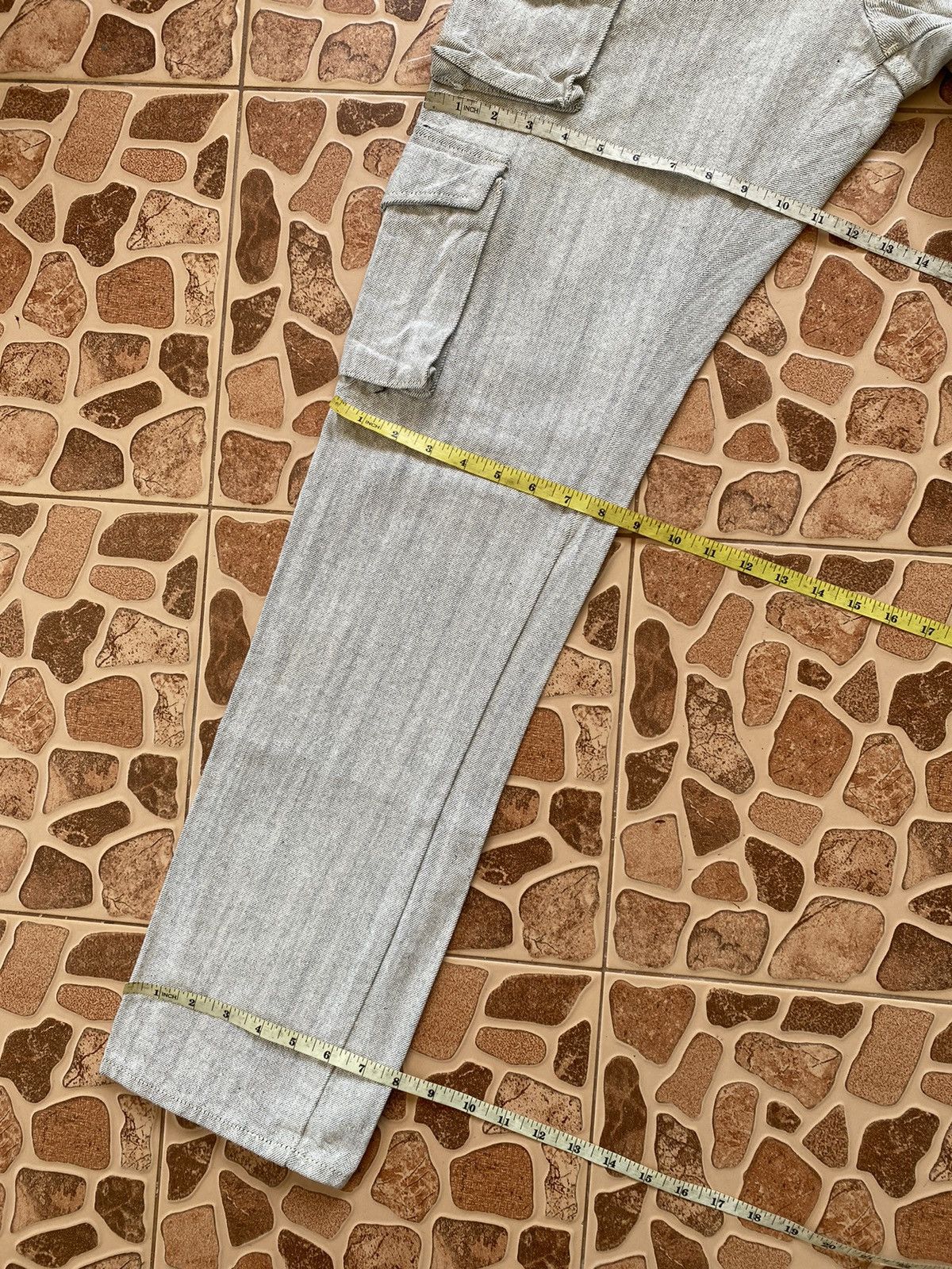 A$AP Rocky × Johnbull Raw Denim Cargo By Johnbull Size US 34 / EU 50 - 5 Thumbnail