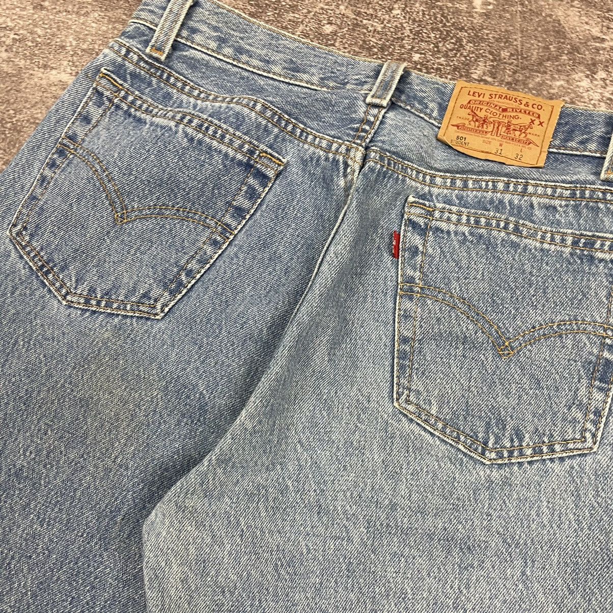Levi's Vintage Clothing Vintage 90’s Levi’s Students 👨‍🎓Cotton Jeans 👖🇺🇸 Size US 31 - 17 Thumbnail