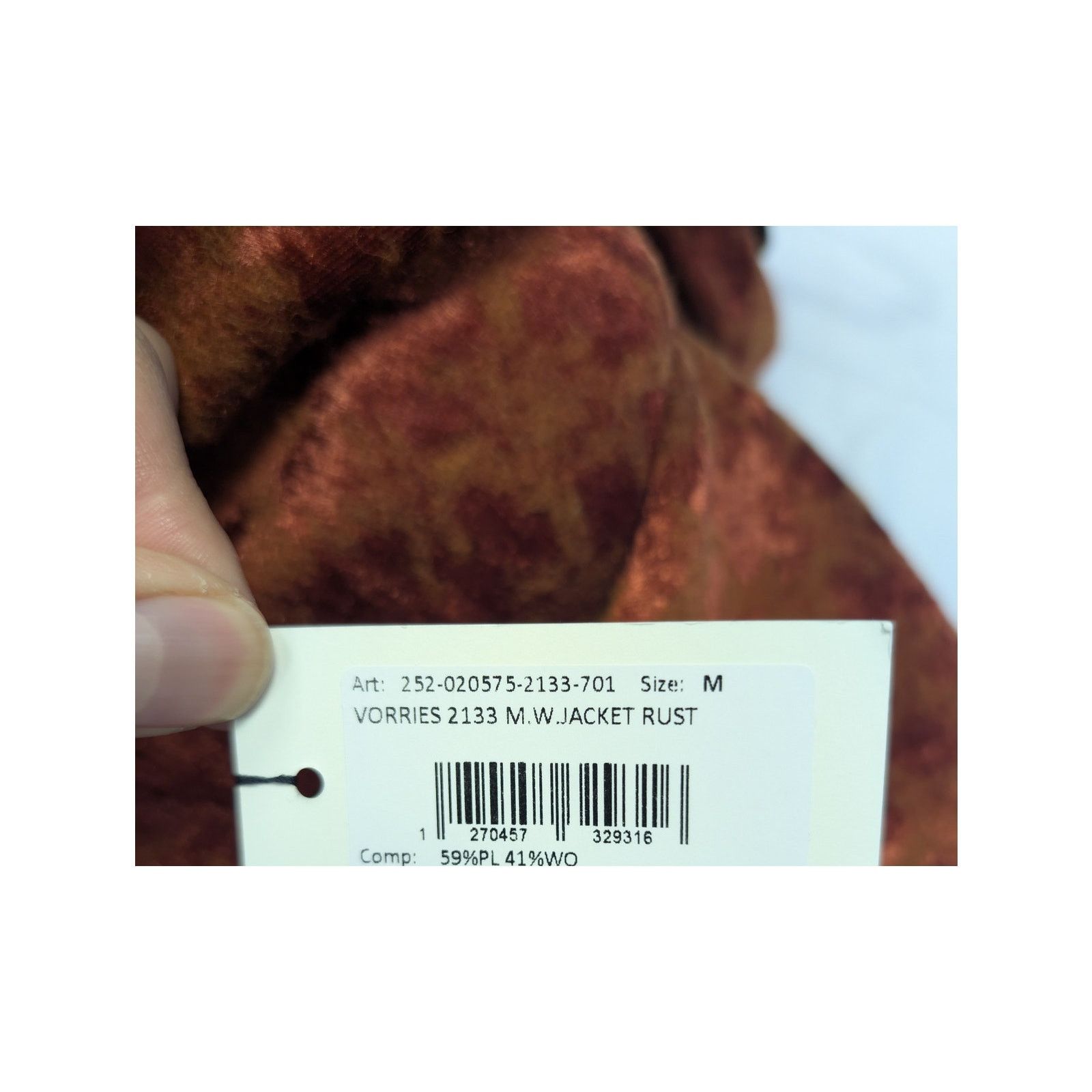Dries Van Noten o1rshd1 Vorries M.W. Jacket in Rust Size US M / EU 48-50 / 2 - 19 Thumbnail