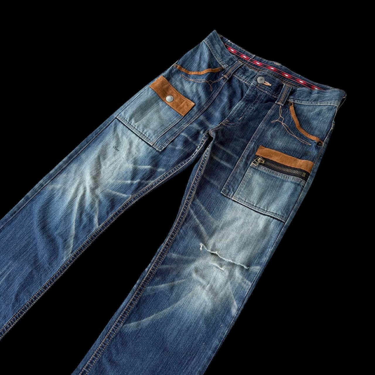 Edwin Archival Edwin Japan Distressed Exc.Vintage XU Multi-Pocket Size US 32 / EU 48 - 5 Thumbnail