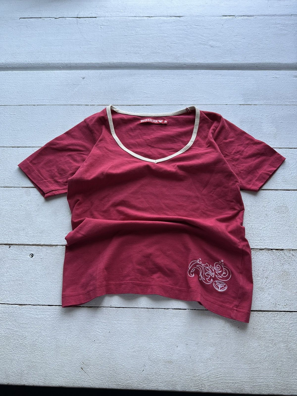 Quiksilver 🚨 QUIKSILVER SHORT SLEEVE ROXY OASIS TEE SHIRT Australia 90s Size S / US 4 / IT 40 - 1 Thumbnail
