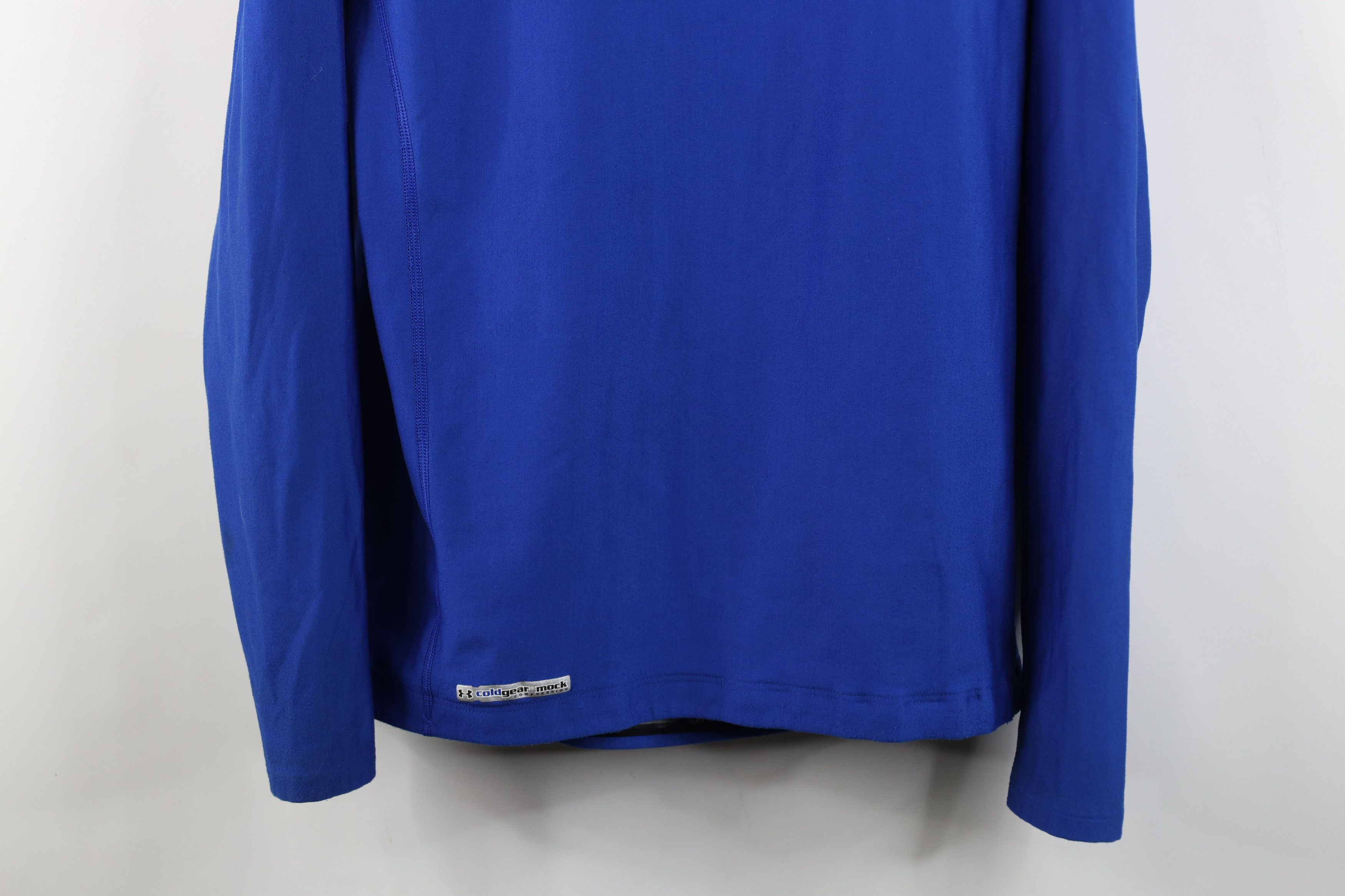 Under Armour Under Armour ColdGear Compression Mock Neck T-Shirt Blue Size US XXL / EU 58 / 5 - 3 Thumbnail