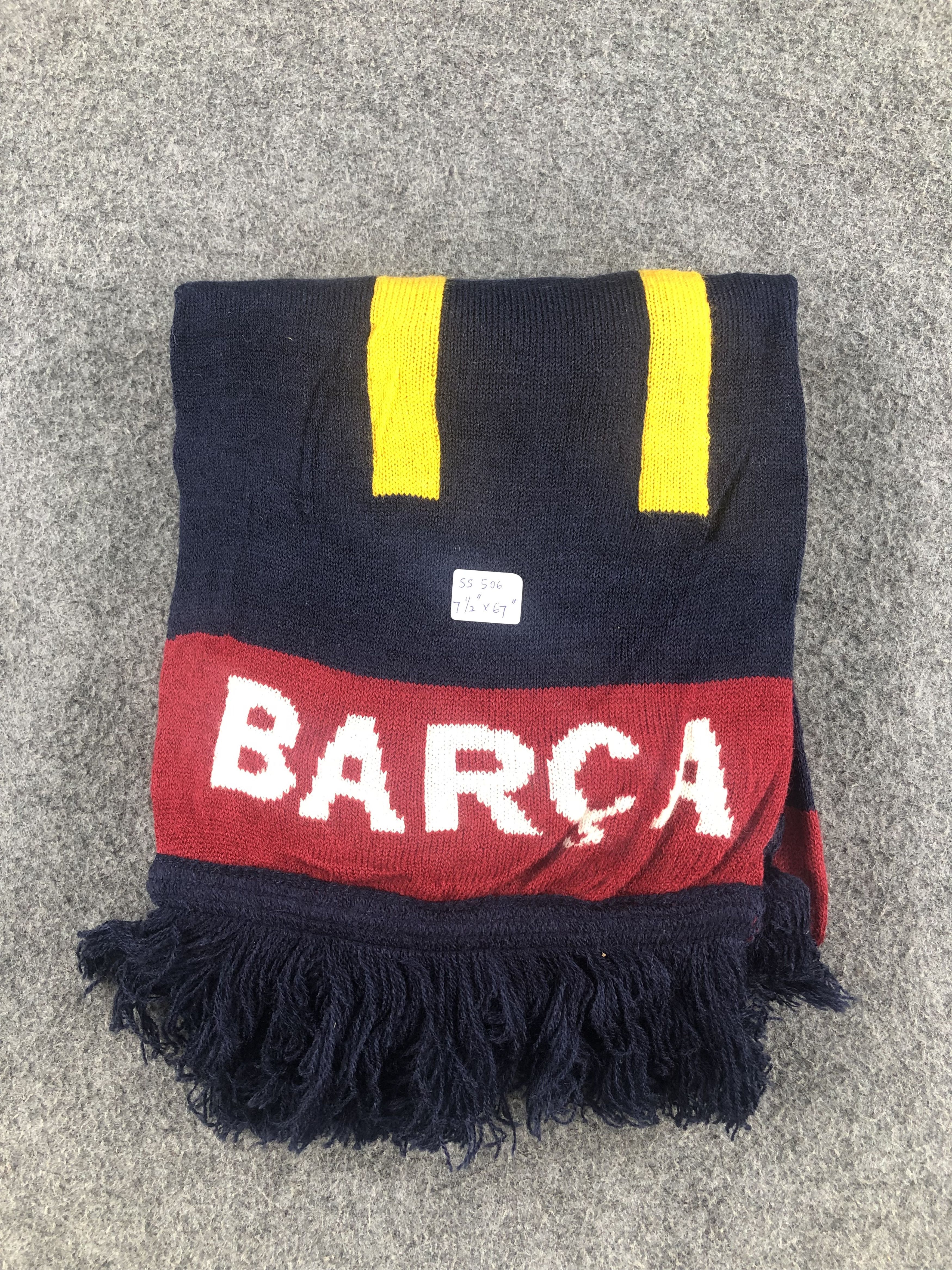 Vintage F.C. Barcelona Scarf / Muffler / Neckwear Size ONE SIZE - 6 Thumbnail