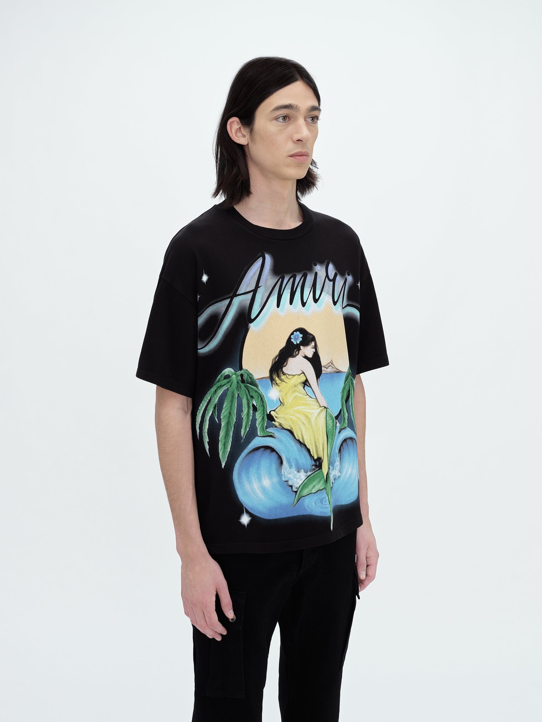 Amiri o1orln1025 Oversized Mermaid T-Shirt in Multicolor Size US S / EU 44-46 / 1 - 3 Thumbnail