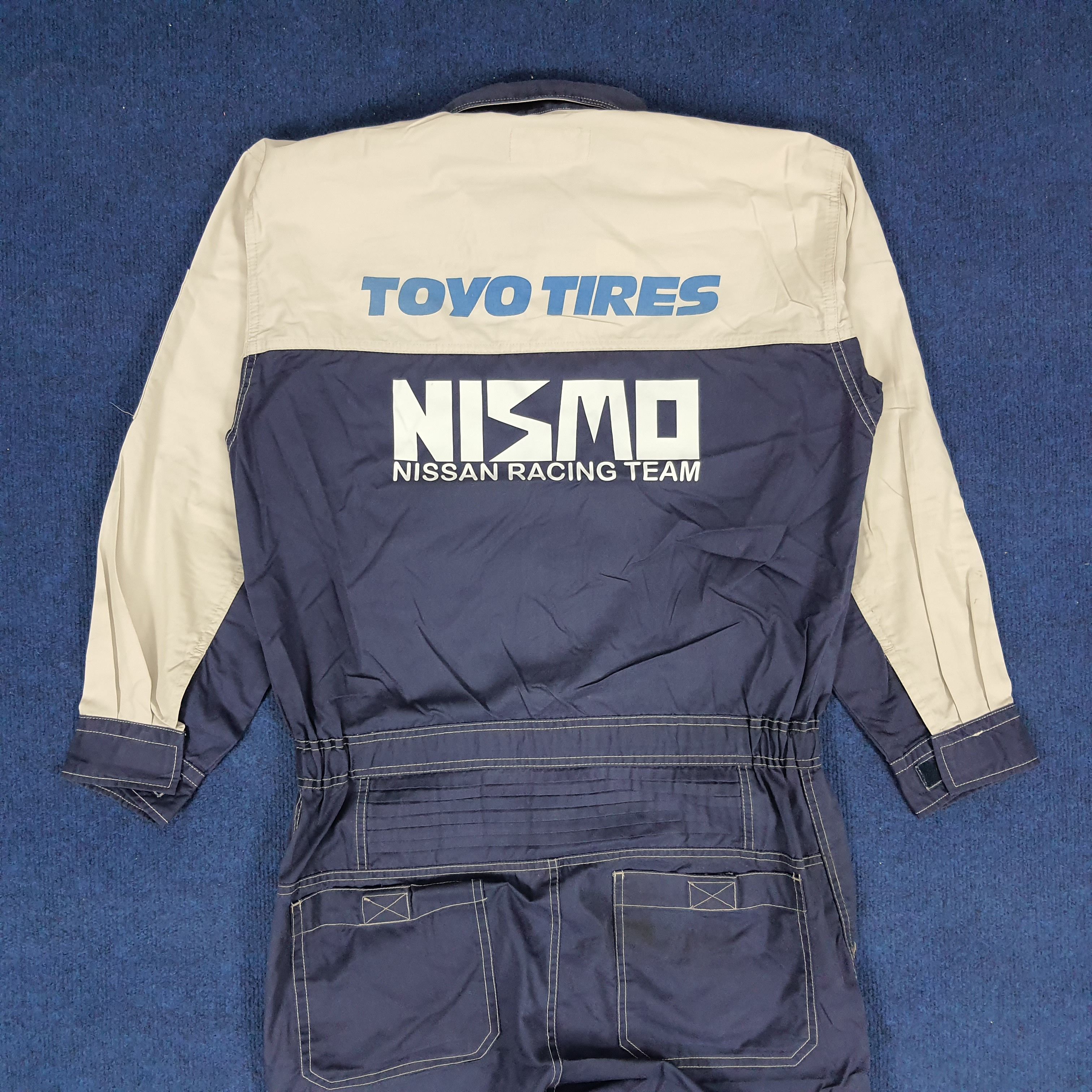 Japanese Brand × Vintage Vintage NISMO Nissan Racing Team Toyo Tires Worker Coverall Size US M / EU 48-50 / 2 - 1 Thumbnail