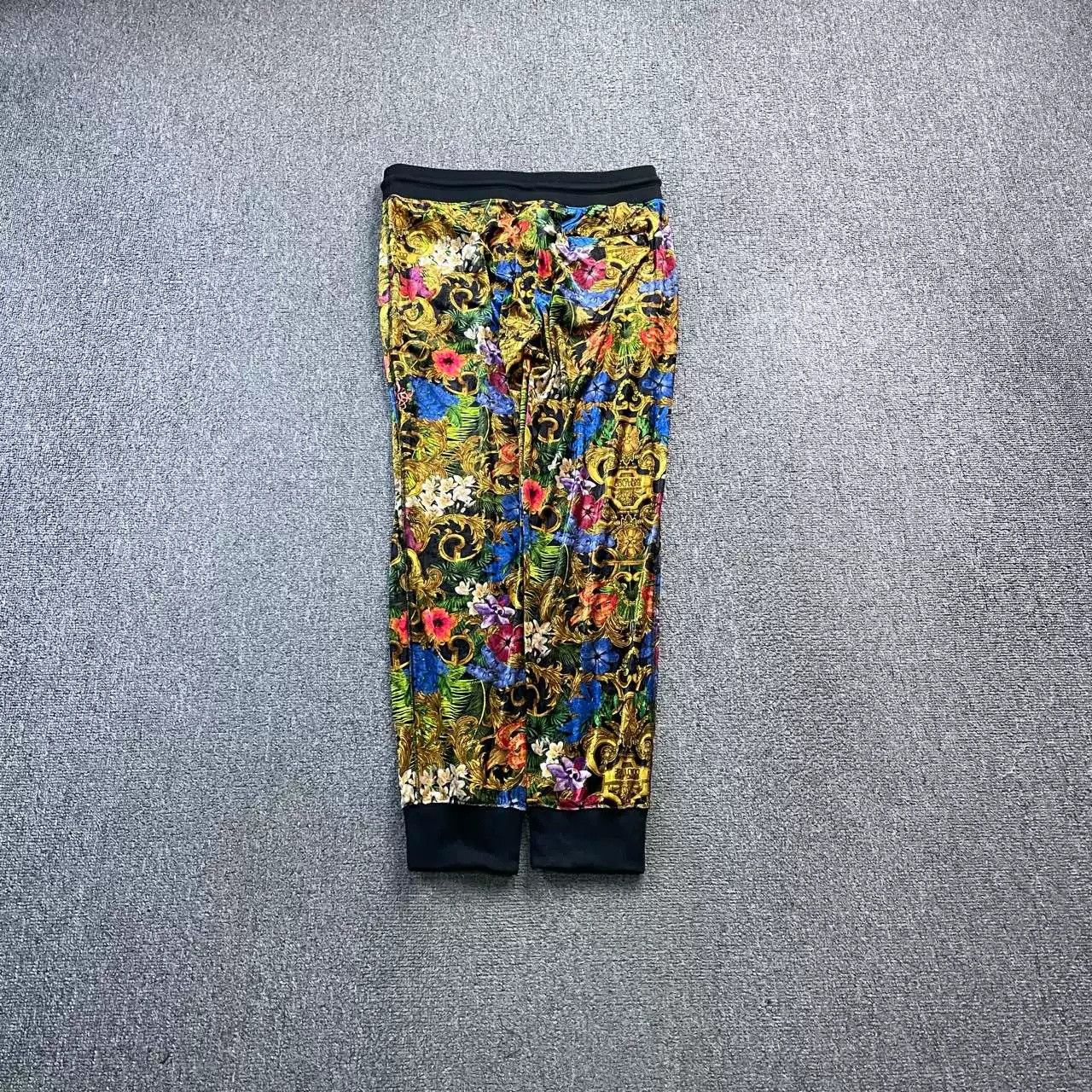 Versace VERSACE Floral Print Trousers Size US 30 / EU 46 - 2 Thumbnail