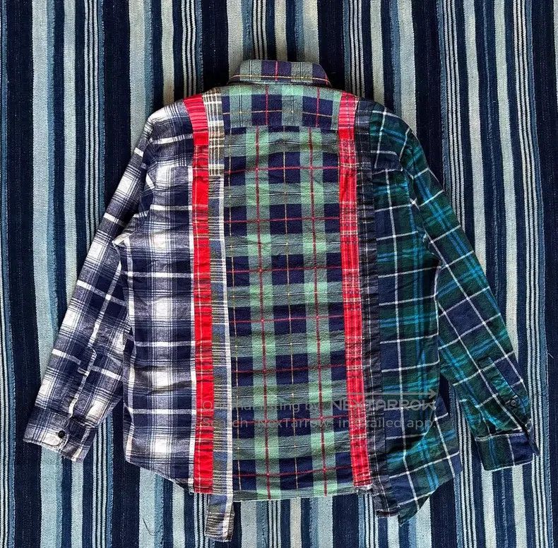 Needles Needles Patchwork washed vintage shirt Size US M / EU 48-50 / 2 - 3 Thumbnail