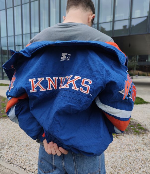 Vintage 💥Unique Vintage 90s New York Knicks Starter Puffer Jacket | Grailed