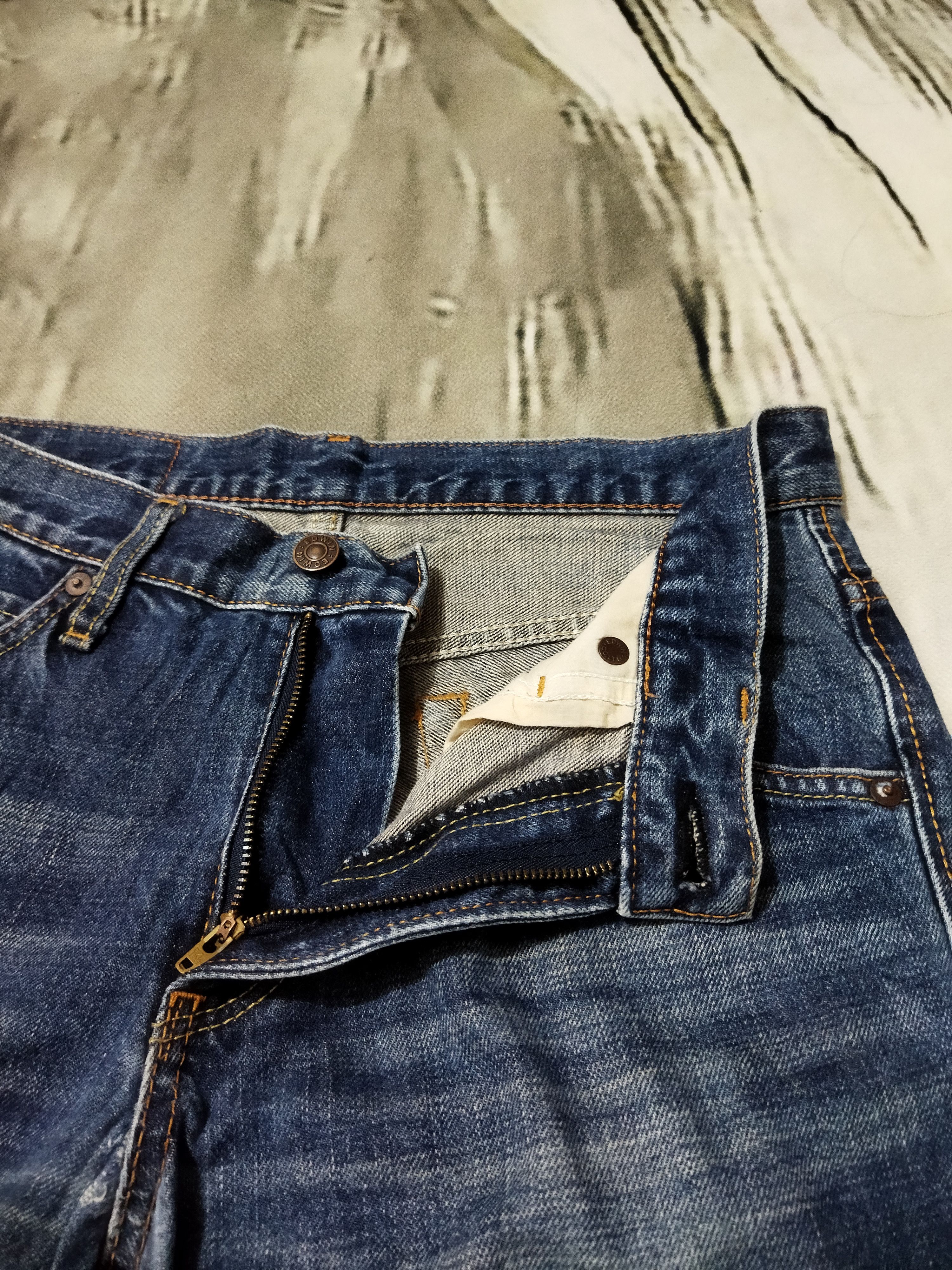 Edwin VINTAGE EDWIN GEXV03 BLUE JEANS PANTS Size US 30 / EU 46 - 6 Thumbnail