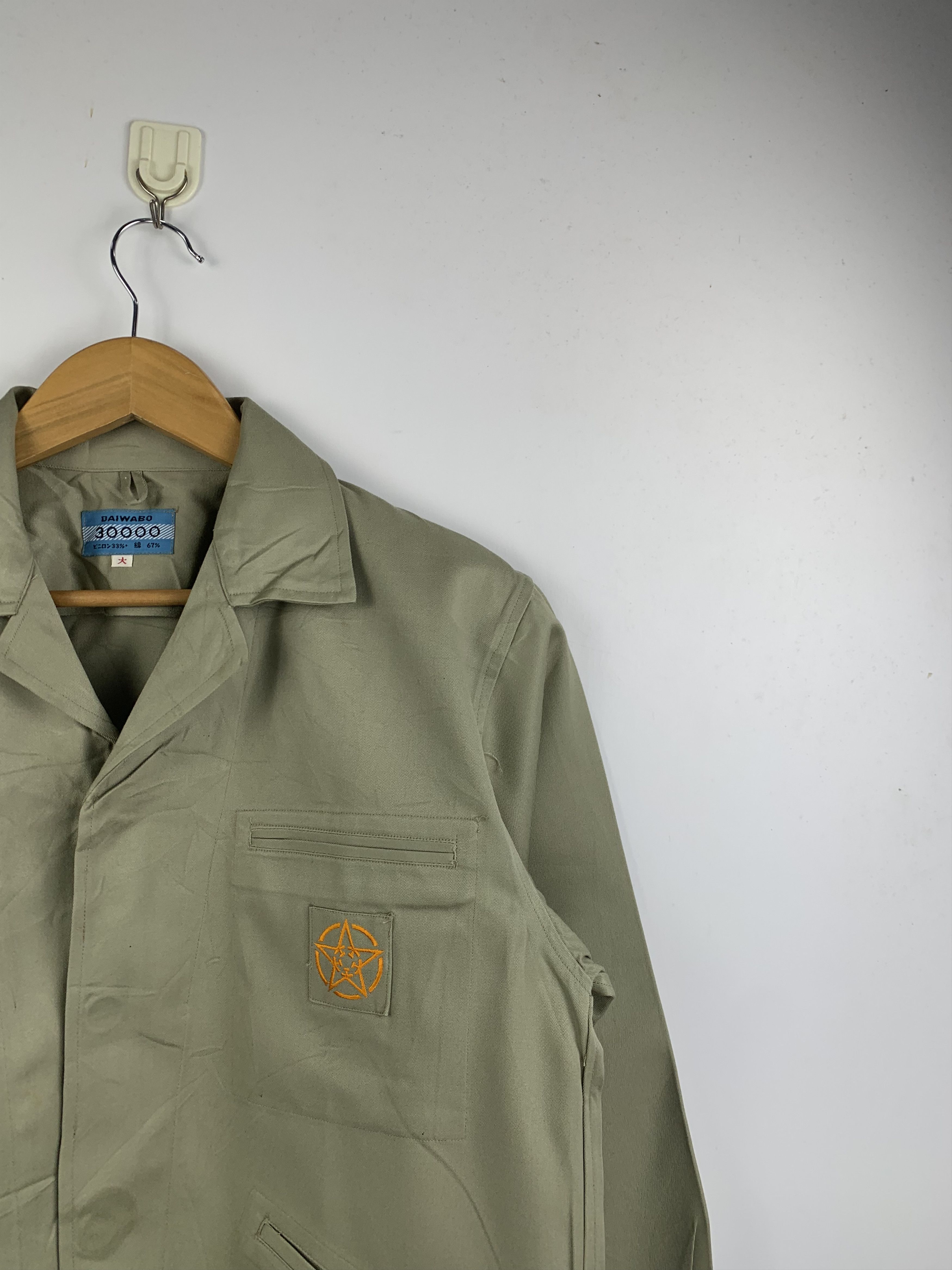 Japanese Brand Vintage Japanese Brand Worker Denim Jacket J1619 Size US M / EU 48-50 / 2 - 6 Thumbnail