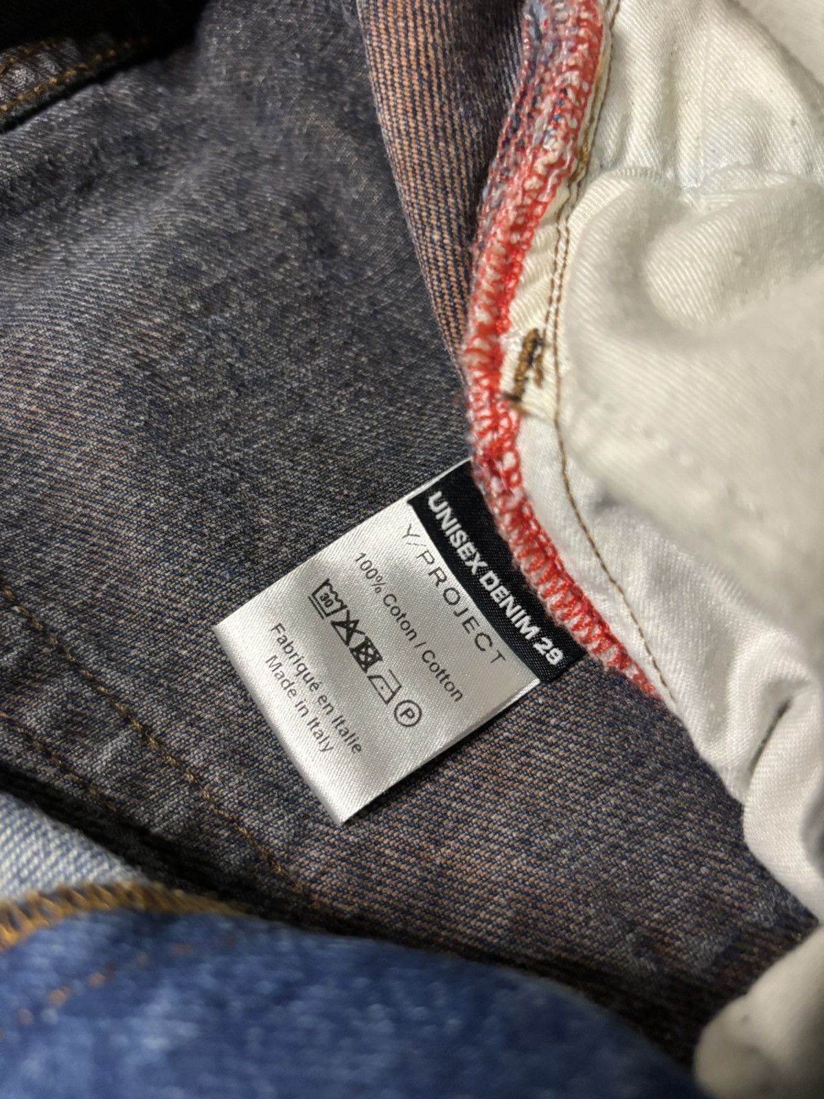 Y/Project Y Project Cut Out Denim Size US 29 - 6 Thumbnail