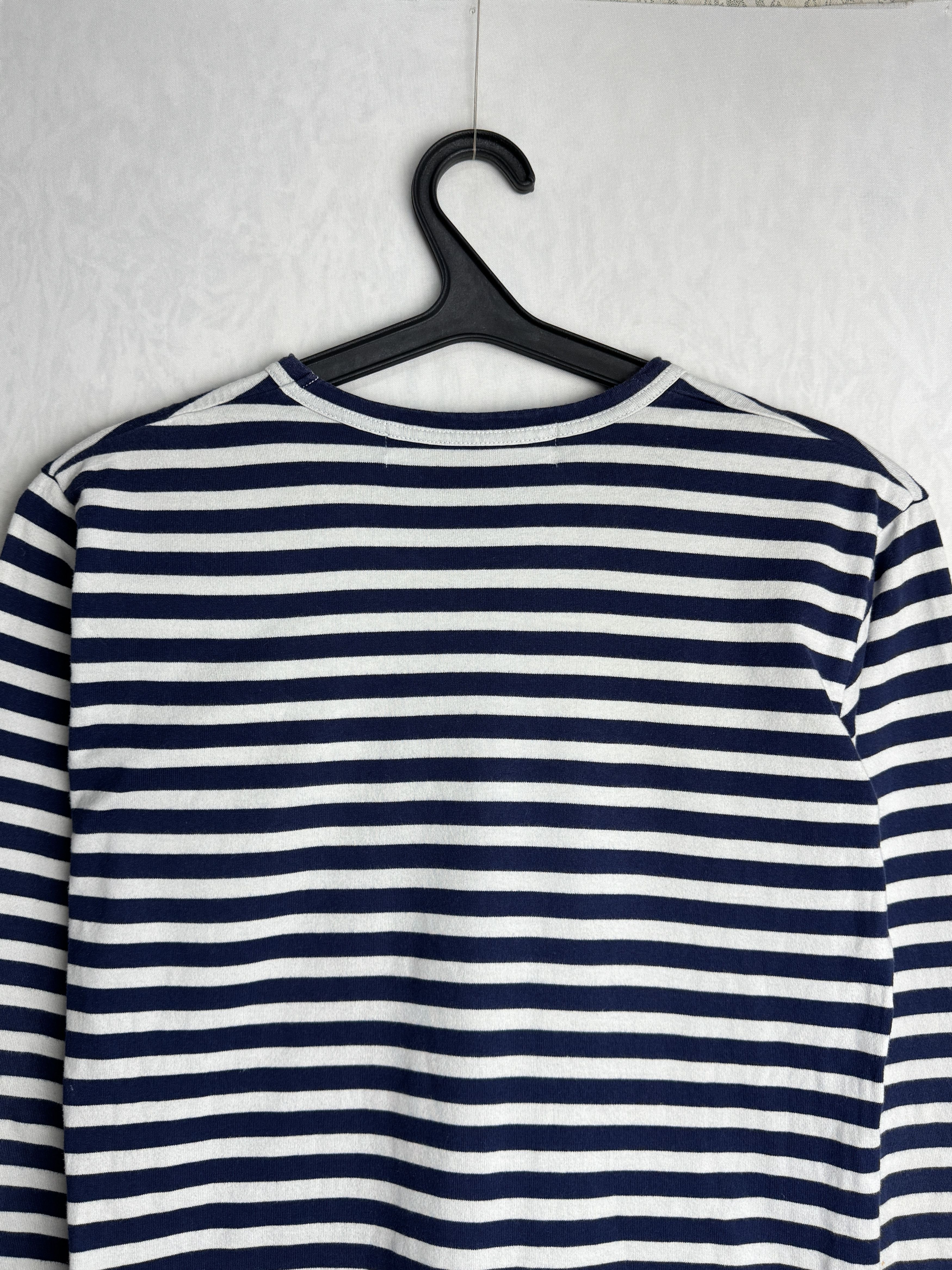 Comme des Garcons CDG PLAY unisex striped cotton t-shirt, made in Japan Size US S / EU 44-46 / 1 - 13 Thumbnail