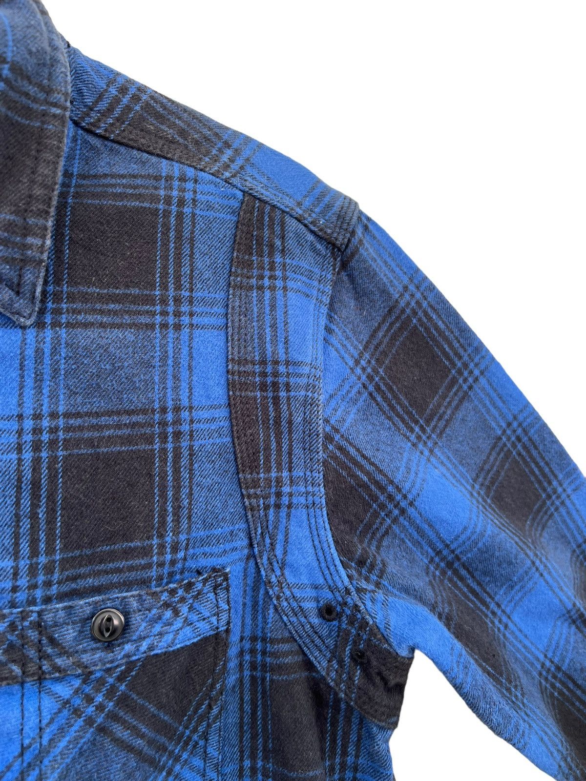 Vintage Japan Brand Cab Clothing 30s 40s Style Thick Flannel Shirt Size US M / EU 48-50 / 2 - 16 Thumbnail