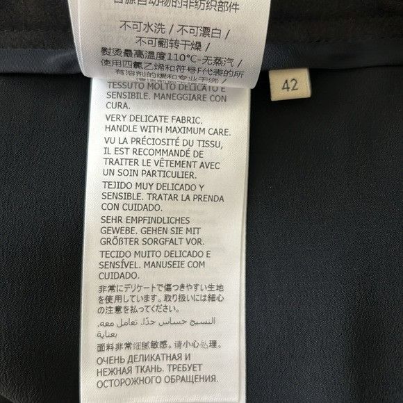 Gucci Gucci Gucci Duchesse Silk Side Slit A Line Skirt with Logo B Size 28" / US 6 / IT 42 - 14 Thumbnail