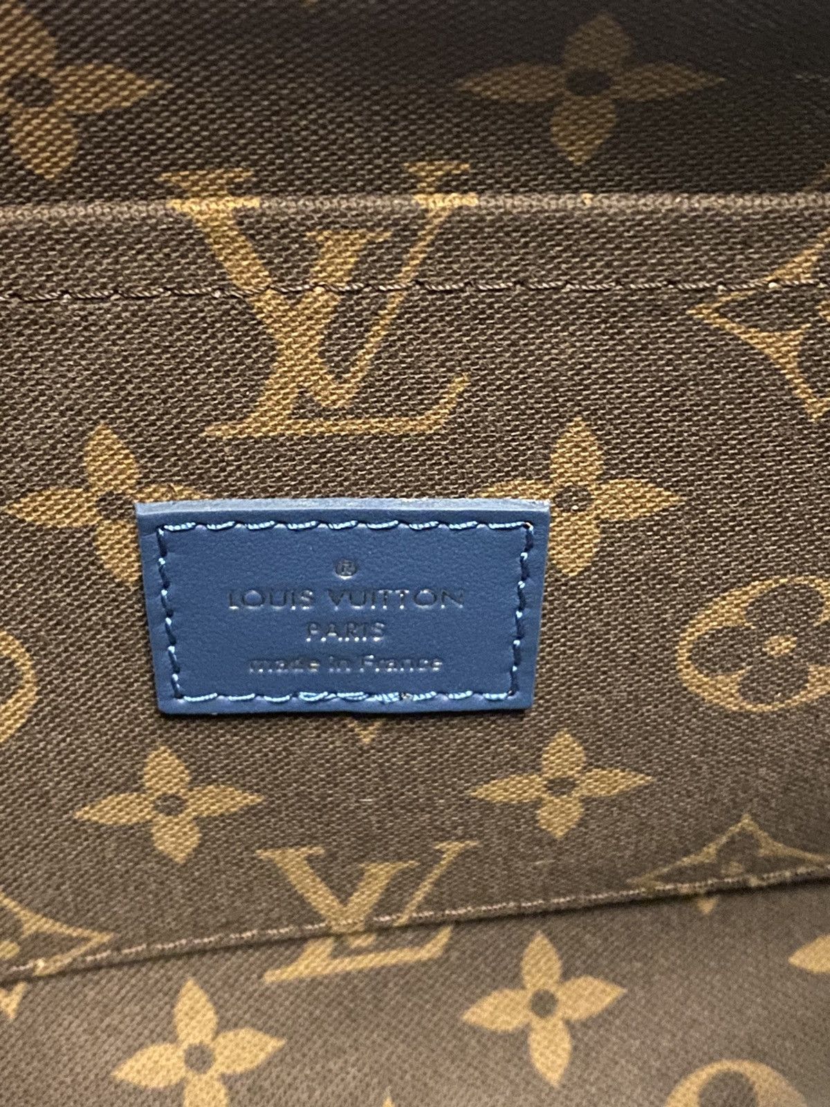 Louis Vuitton Louis Vuitton blue monogram keepall 25 bag Size ONE SIZE - 9 Thumbnail