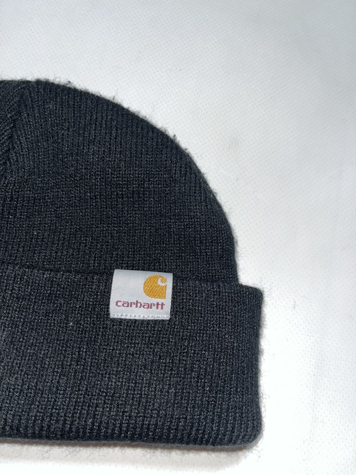 Carhartt Vintage Carhartt Short Beanie Hat Black OS Size ONE SIZE - 4 Thumbnail