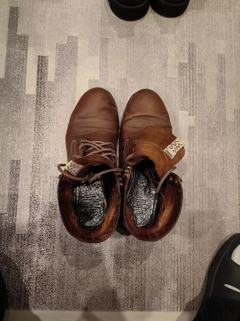 VisvimVisvim Virgil Kangaroo Leather Shoes-2504