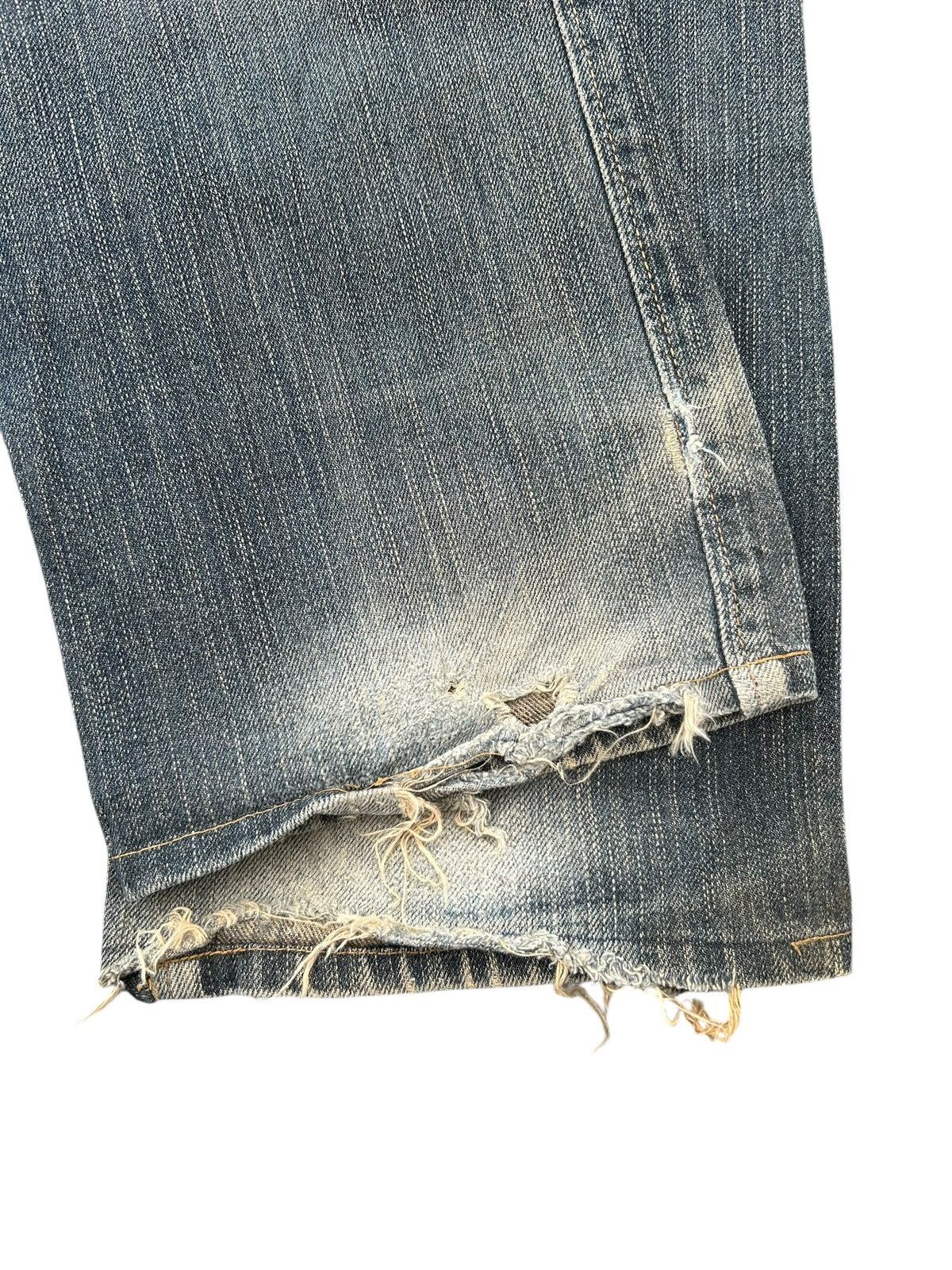 Japanese Brand × Kapital × Vintage Vintage Edwin Selvedge Distressed Denim Jeans Size US 32 / EU 48 - 12 Thumbnail