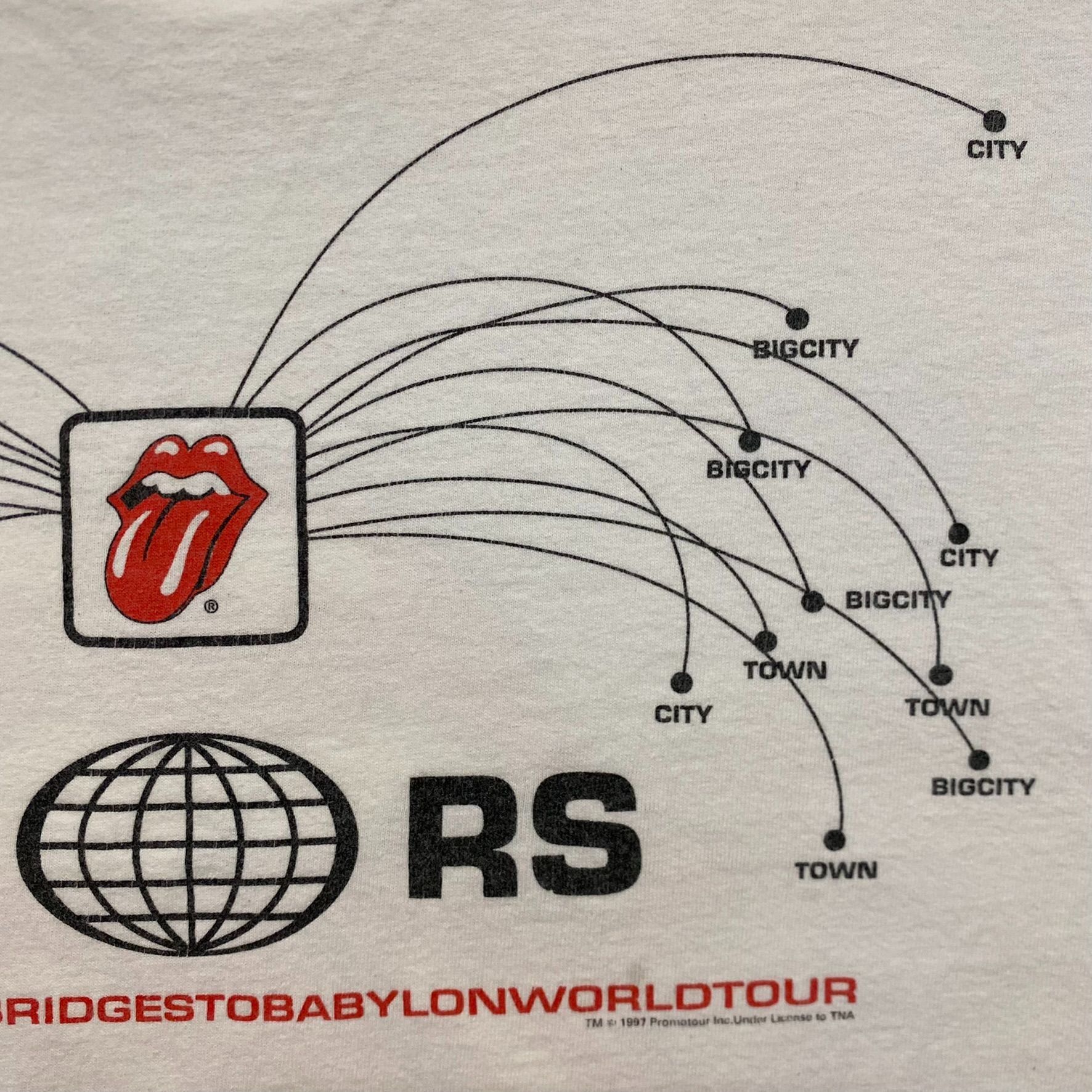Band Tees Vintage 90s Rolling Stones Lips Single Stitch Rock Band Tee Size US L / EU 52-54 / 3 - 9 Thumbnail