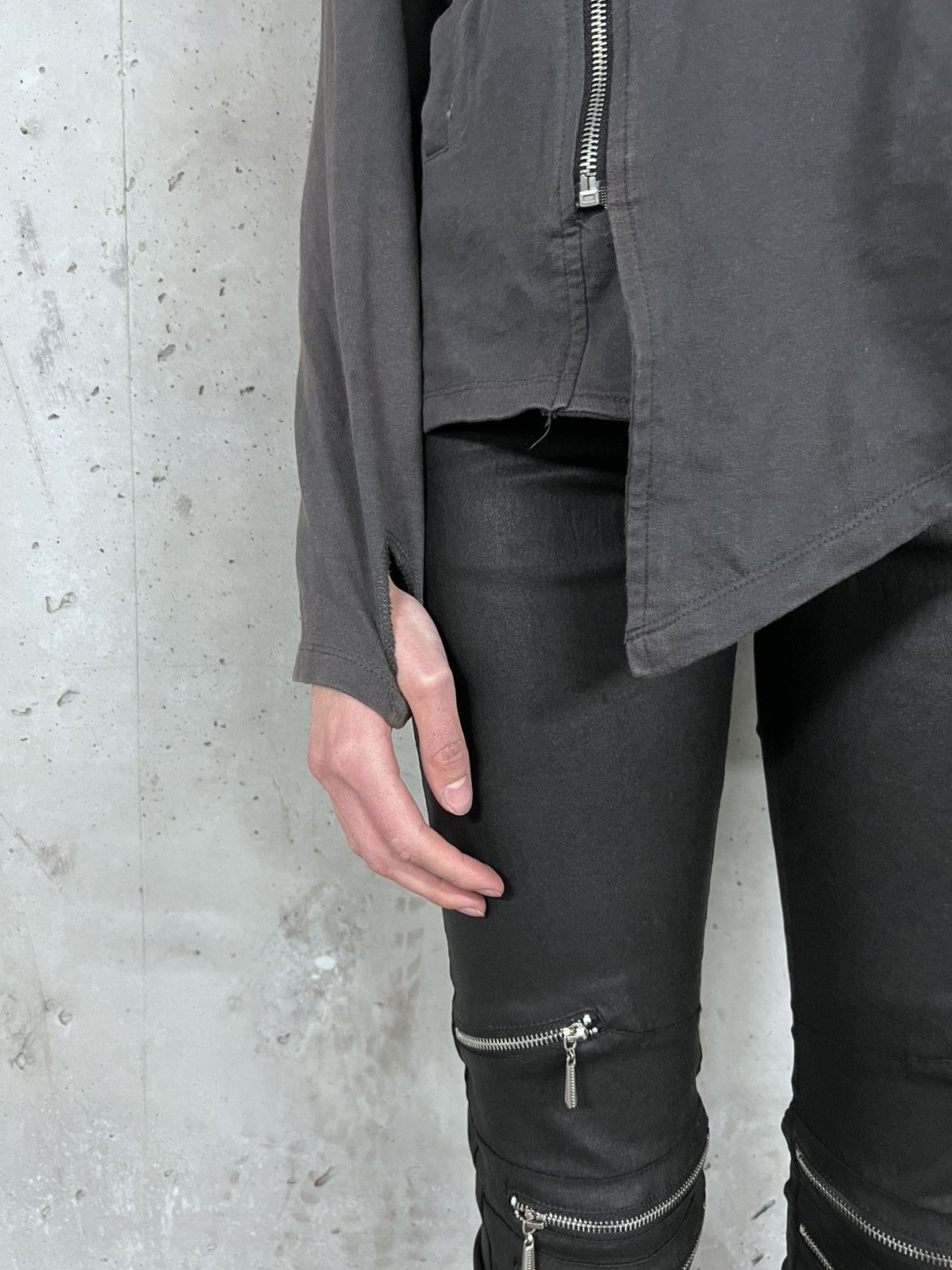 Other Thumb Hole Asymmetrical Zip Hoodie Size S / US 4 / IT 40 - 4 Thumbnail