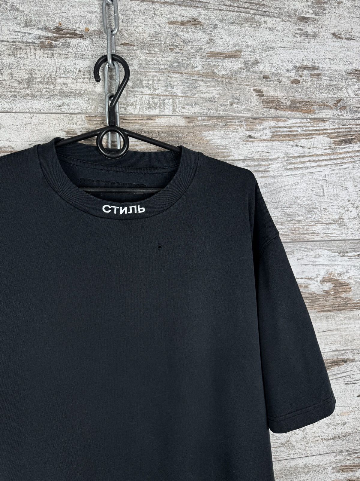 Heron Preston Mens Heron Preston СТИЛЬ T-shirt tee crewneck tee faded Size US XL / EU 56 / 4 - 3 Thumbnail