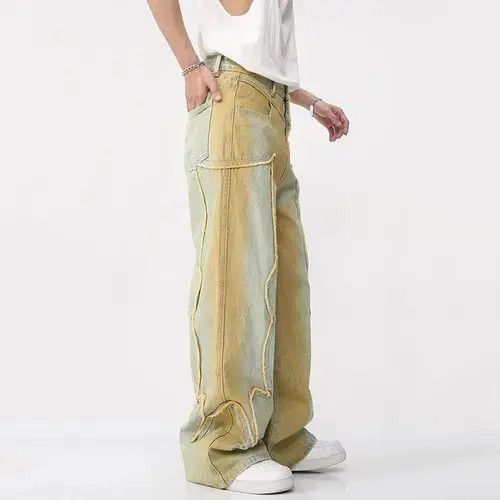 Jean High Street Male Fashion Vintage Jeans Trendy American Style Size US 32 / EU 48 - 3 Thumbnail